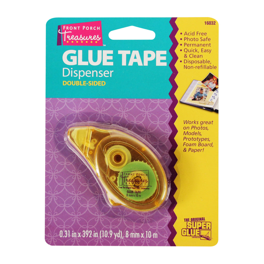 SUP16032 [file:SUP16032-1.jpg] Double-Sided Glue Tape Dispenser (0.31 x 392in, 8mm x 10m)