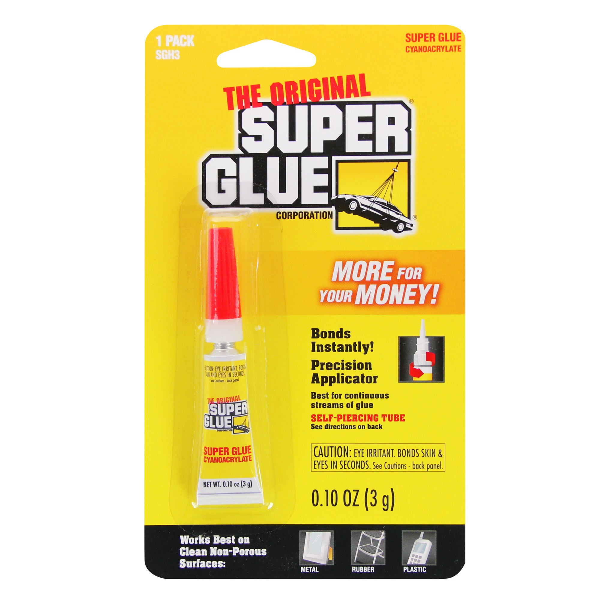 SUPSGH3 [file:SUPSGH3-1.jpg] Super Glue Tube (0.10oz, 3g)