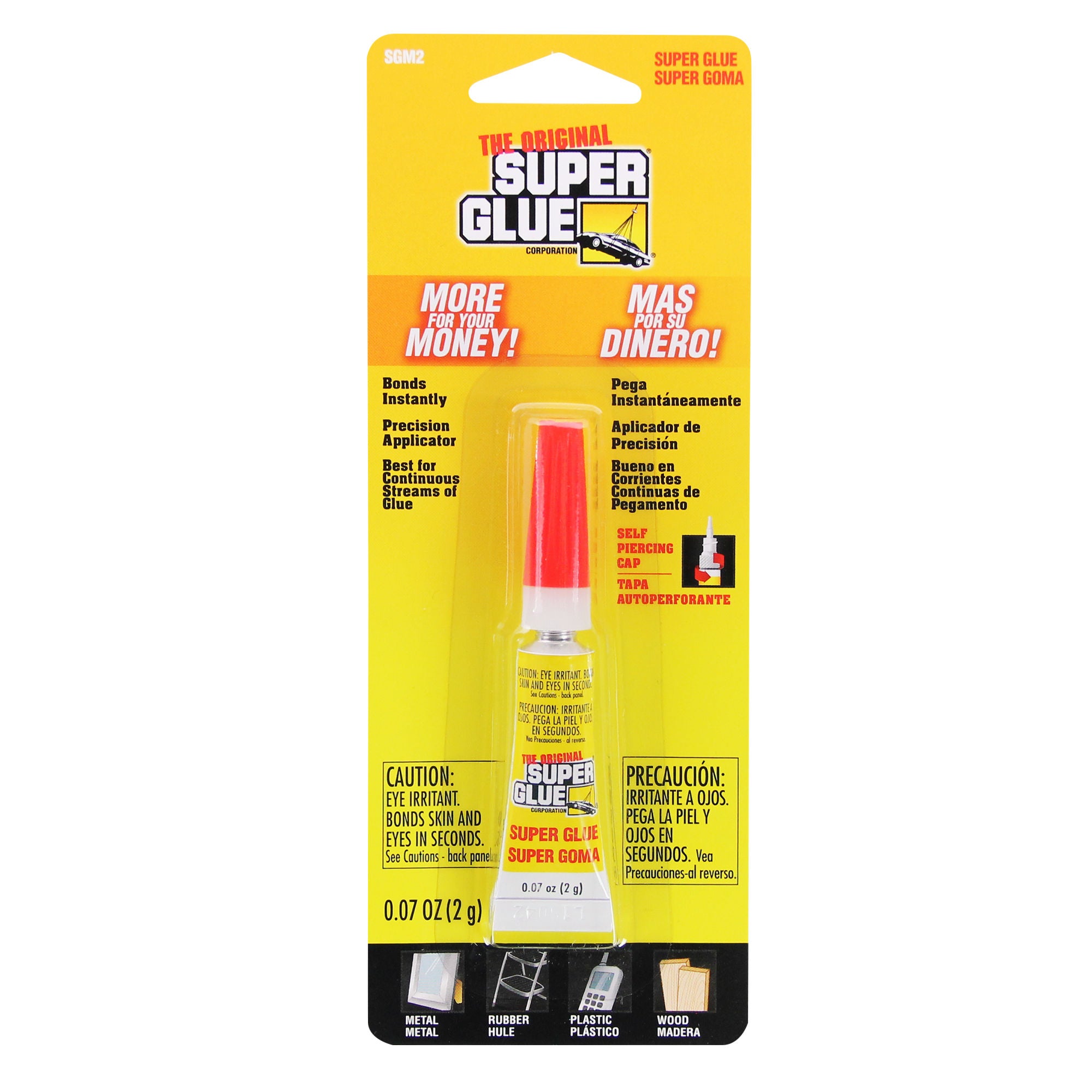 SUPSGM2 [file:SUPSGM2-1.jpg] Super Glue Tube Small Card (0.07oz, 2g)