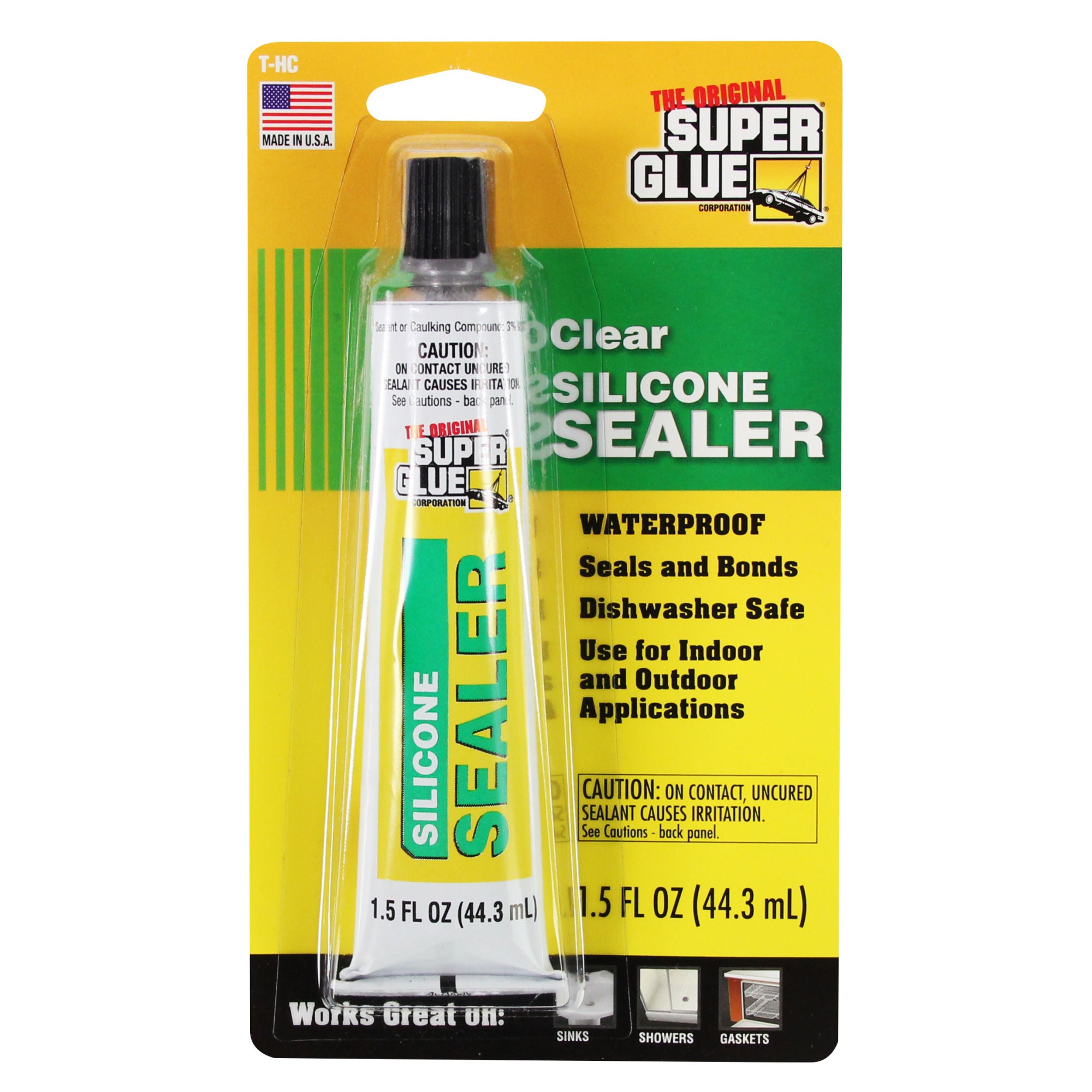 SUPT-HC [file:SUPT-HC-1.jpg] Clear Silicone Sealer (1.5fl oz, 44.3ml)