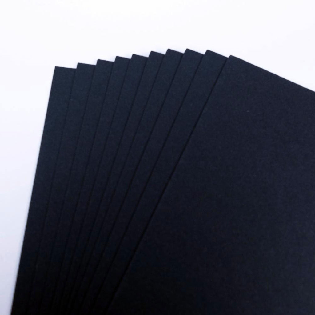 SWHCDB4SA410 [file:SWHCDB4SA410-1.jpg] Black Card, HI 225gsm, 210 x 297mm (A4) (10 pcs)