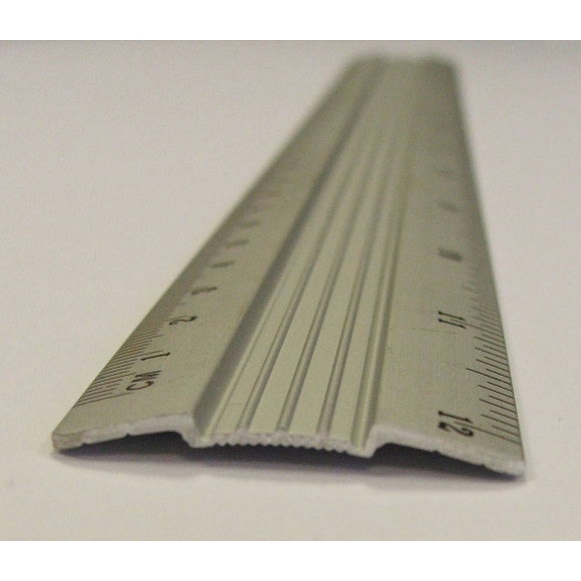 SWHDAR30-1 Aluminium Ruler 30cm with Centre Ridge (cm/in)
