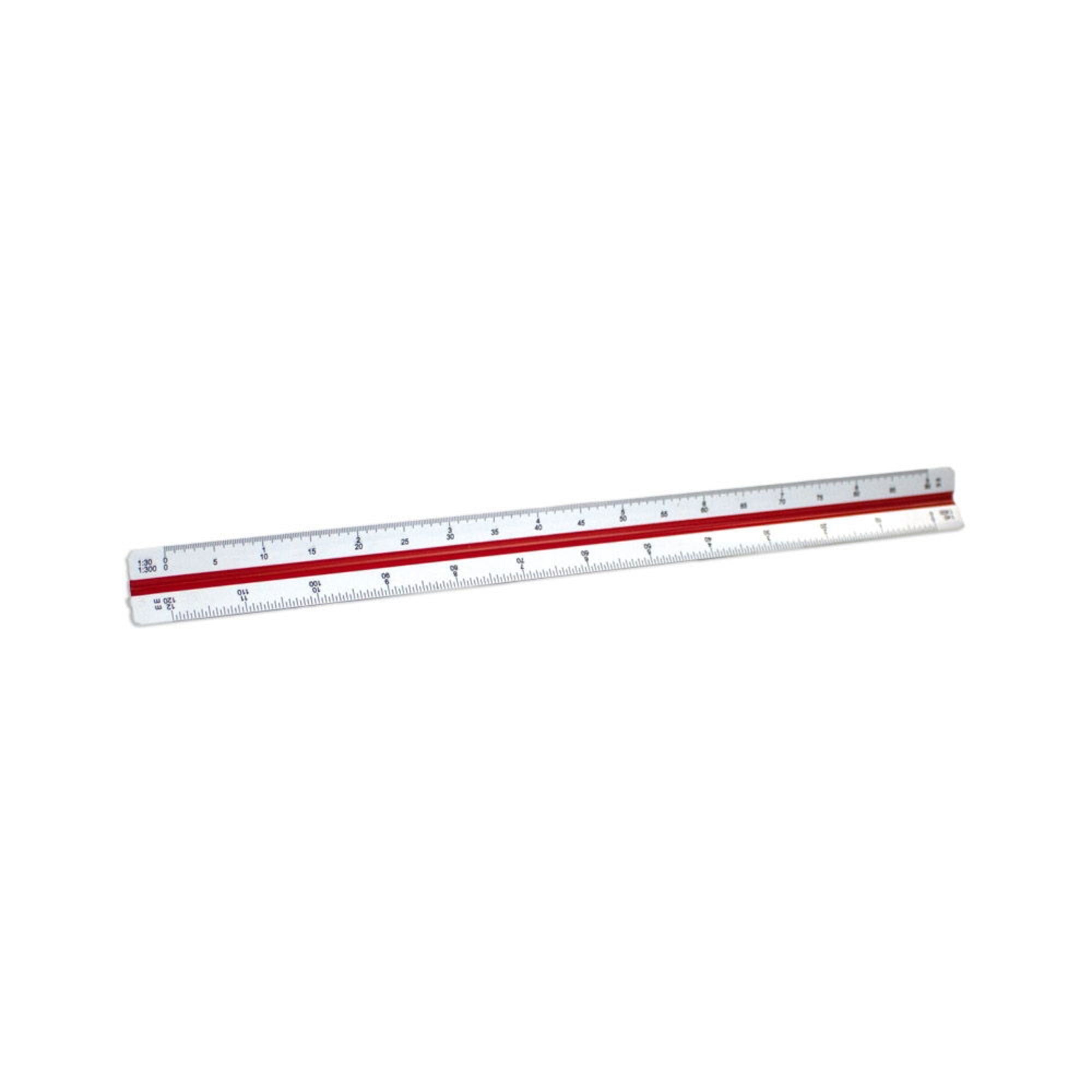 SWHDARTS-1 Triangular Scale Ruler 30cm, 1:20/1:25/1:50/1:100/1:200/1:500