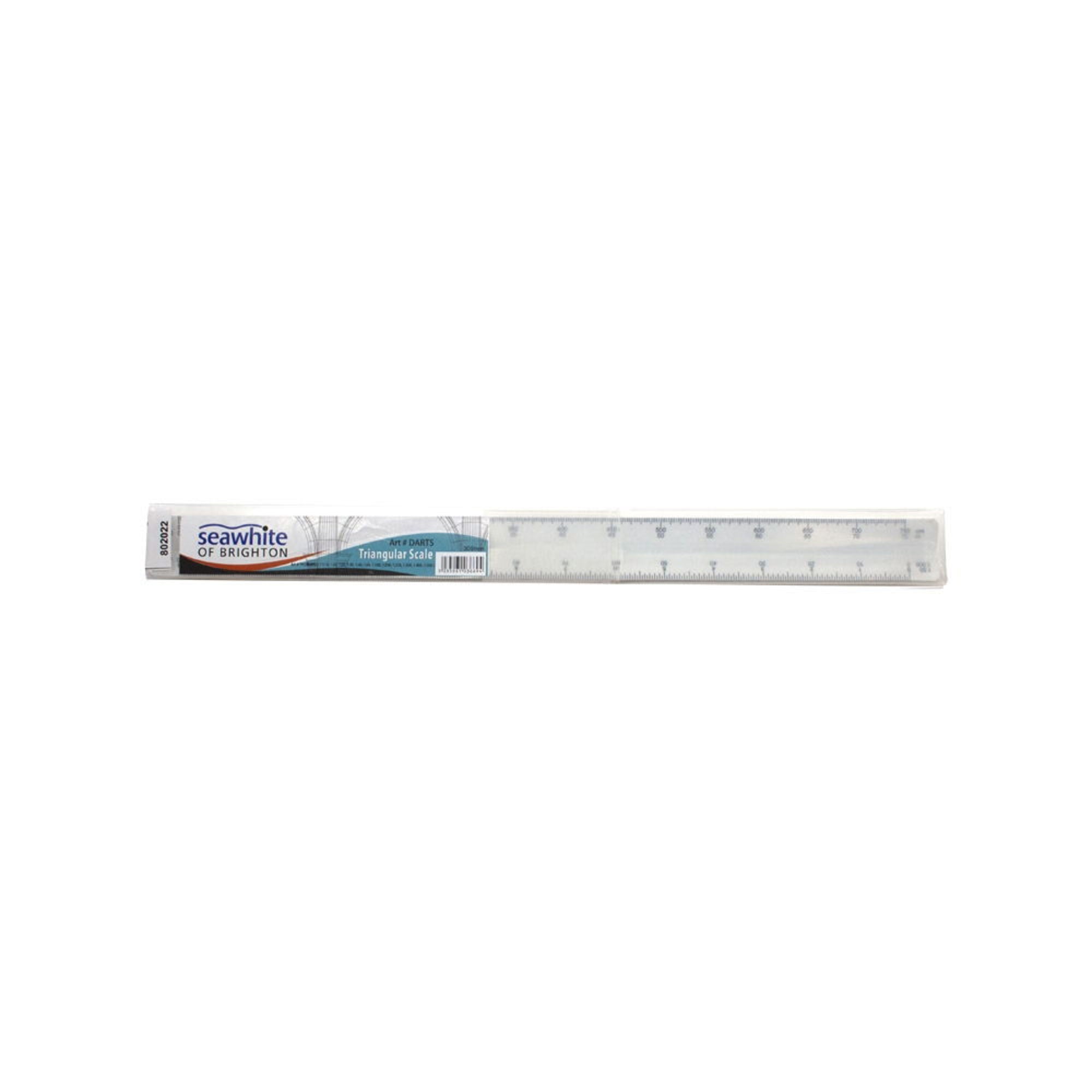 SWHDARTS-2 Triangular Scale Ruler 30cm, 1:20/1:25/1:50/1:100/1:200/1:500
