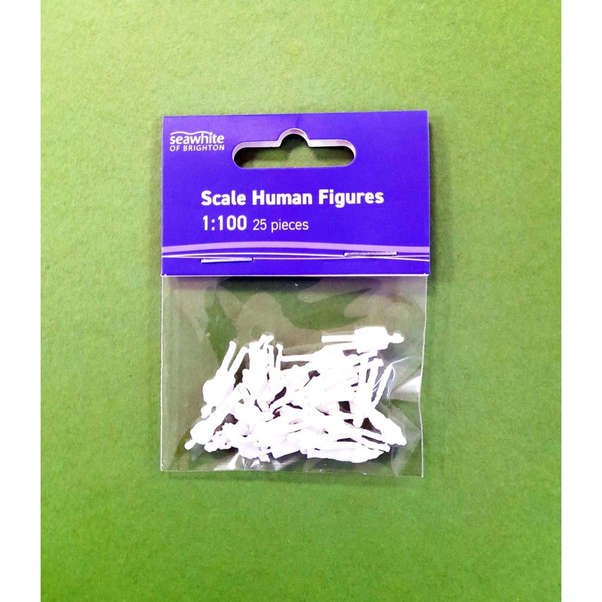 SWHMODFG1.100RT-1 Unpainted Figures White, 1:100 Scale (25 pcs)