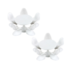Panton Chairs with Table, White, 1:25 (4 pcs)