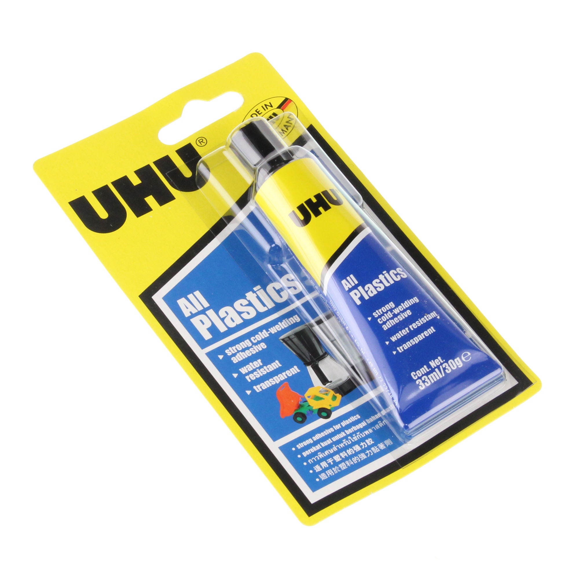 UHU37595 [file:UHU37595-1.jpg] All Plastics Adhesive Glue 33ml