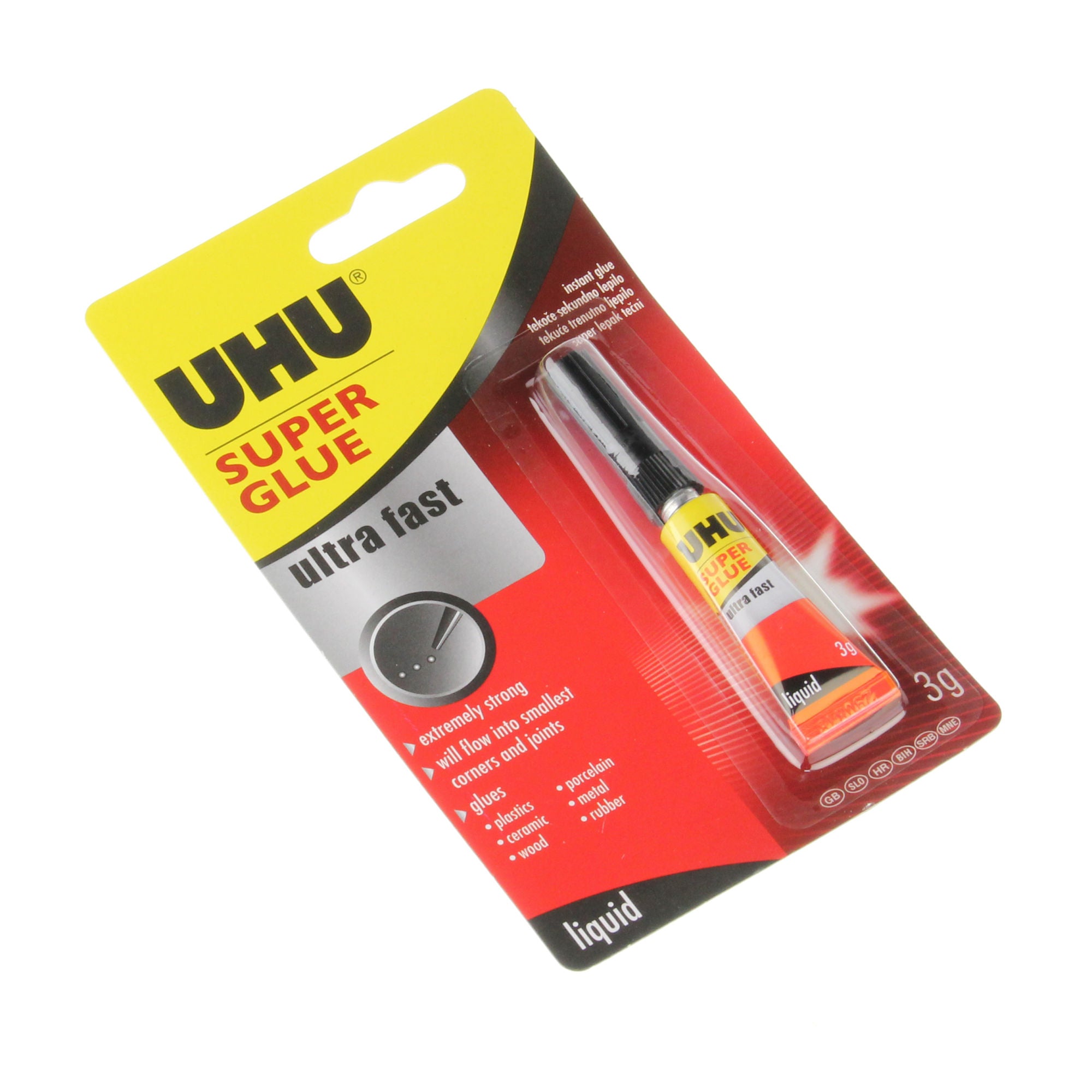 UHU40755 [file:UHU40755-1.jpg] Super Glue Ultra Fast Liquid Glue 3g