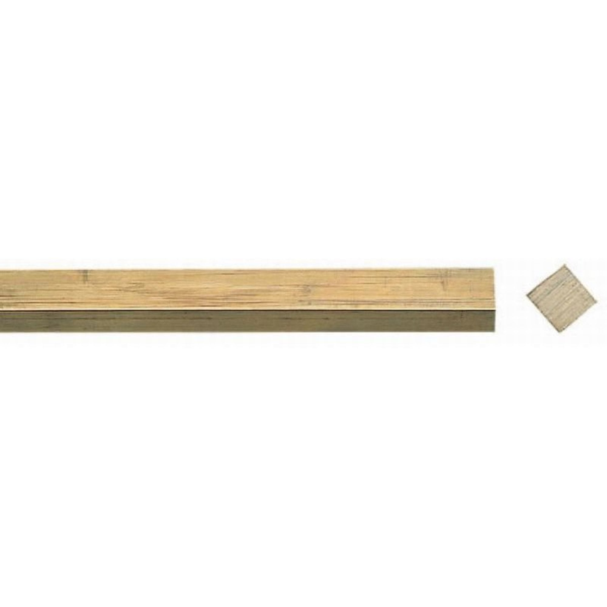 Brass Square Rod 1.0  1000mm