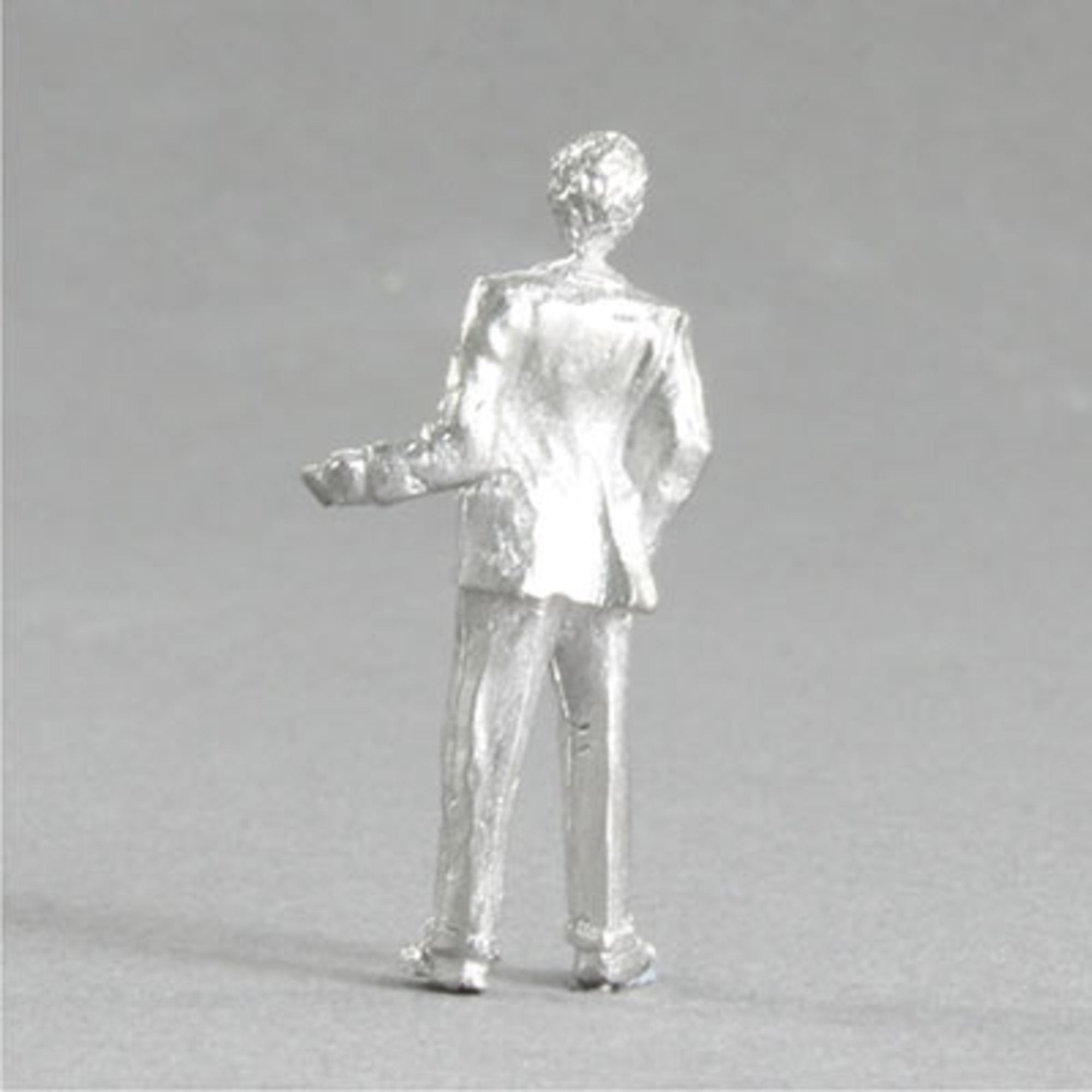 1:50 Smart Male with Raised Left Hand