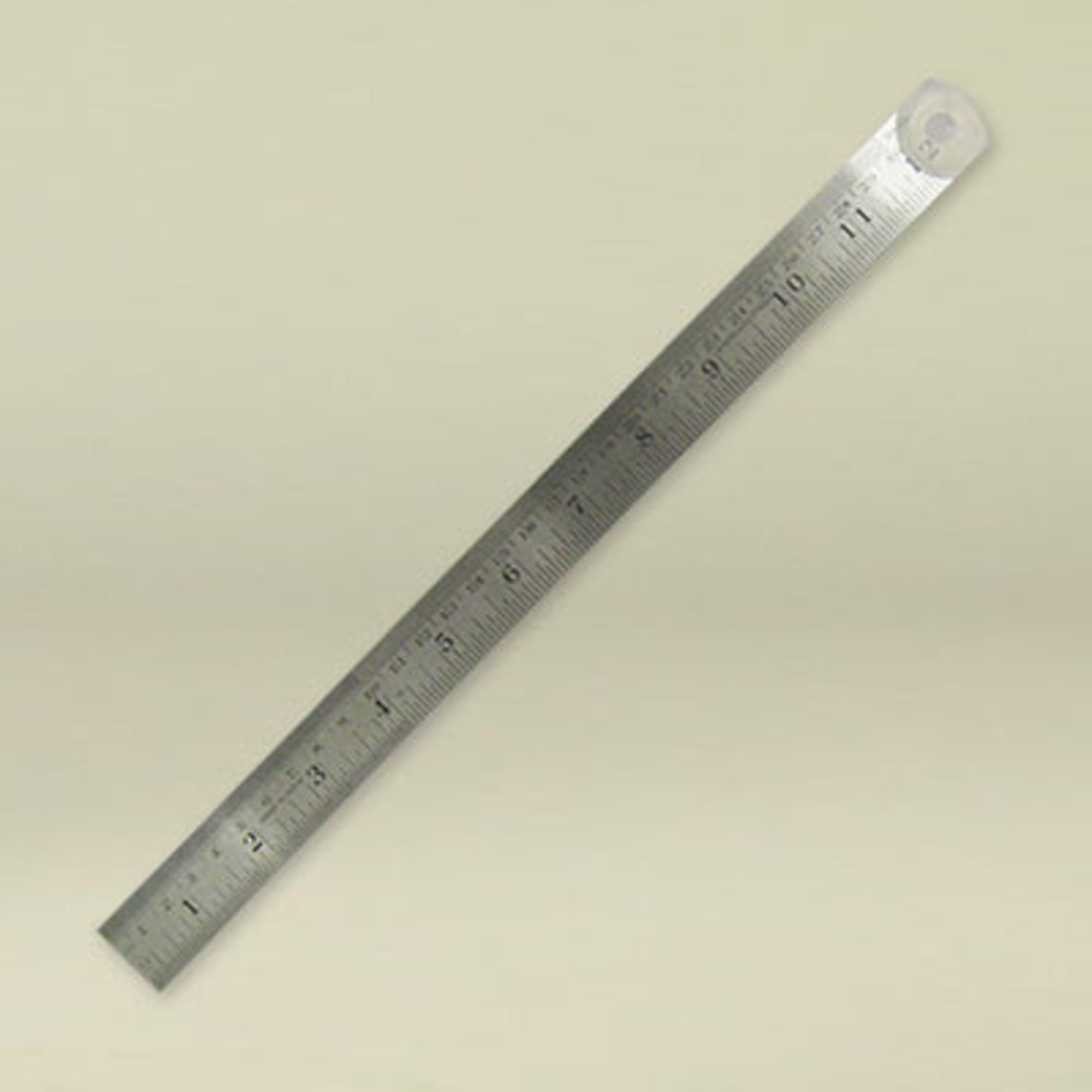 Steel rule, 304mm flat metal