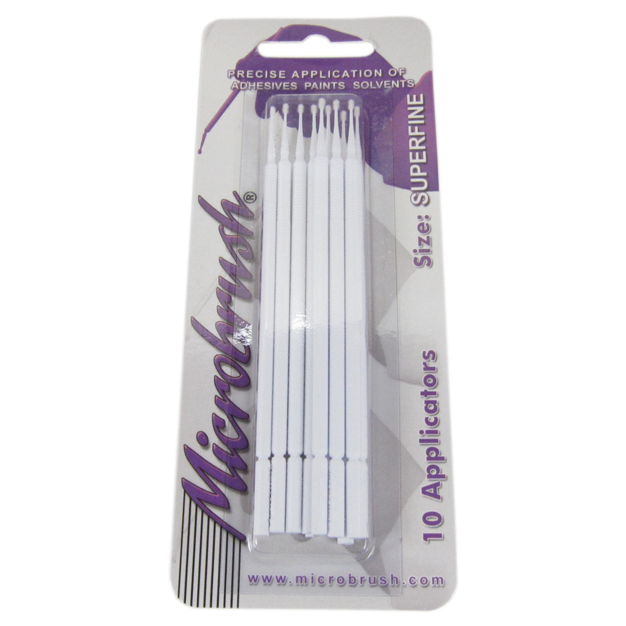 Microbrush Superfine, White (10 pcs)