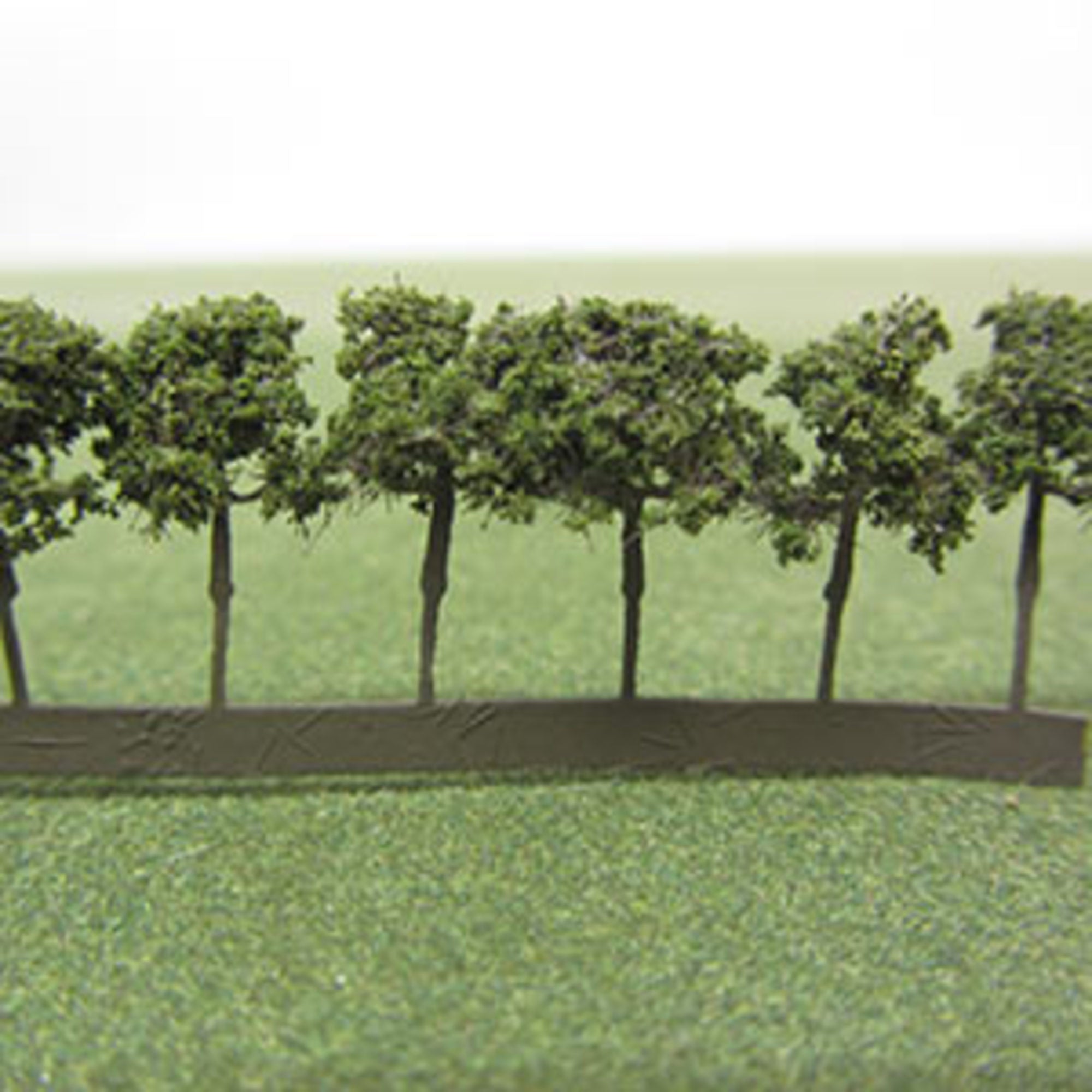 Dark Green Etched Tree Packs - 6mm (300 pcs)