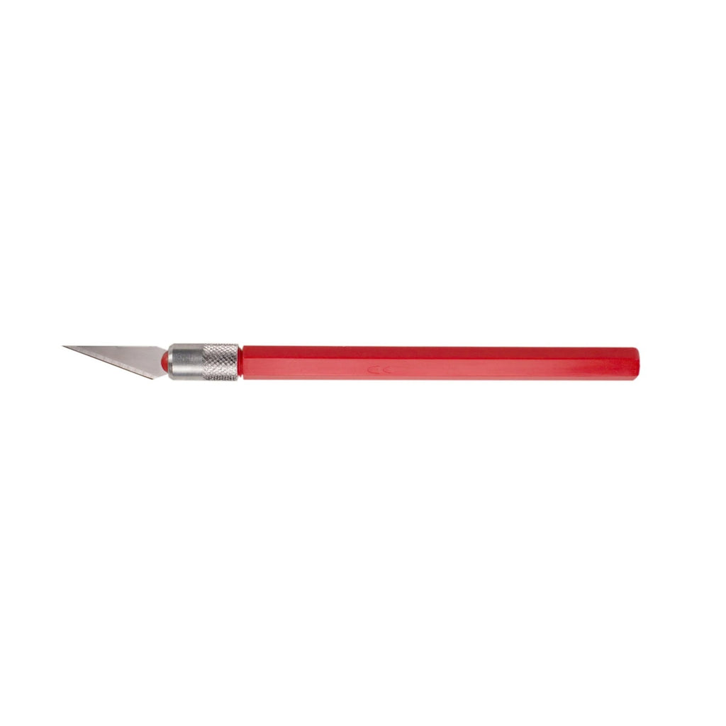 K30 Light Duty Rite-Cut Knife with Safety Cap, Red (Carded)