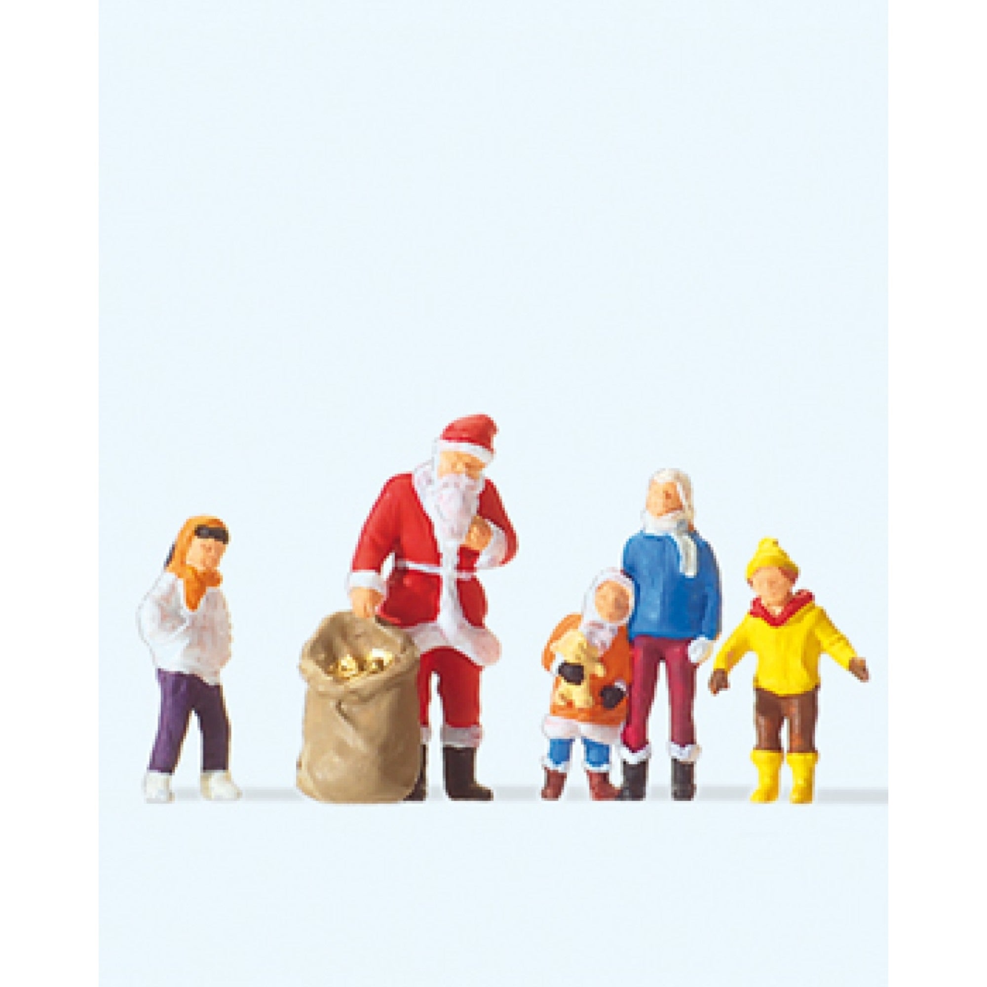 1:87 Father Christmas & Children