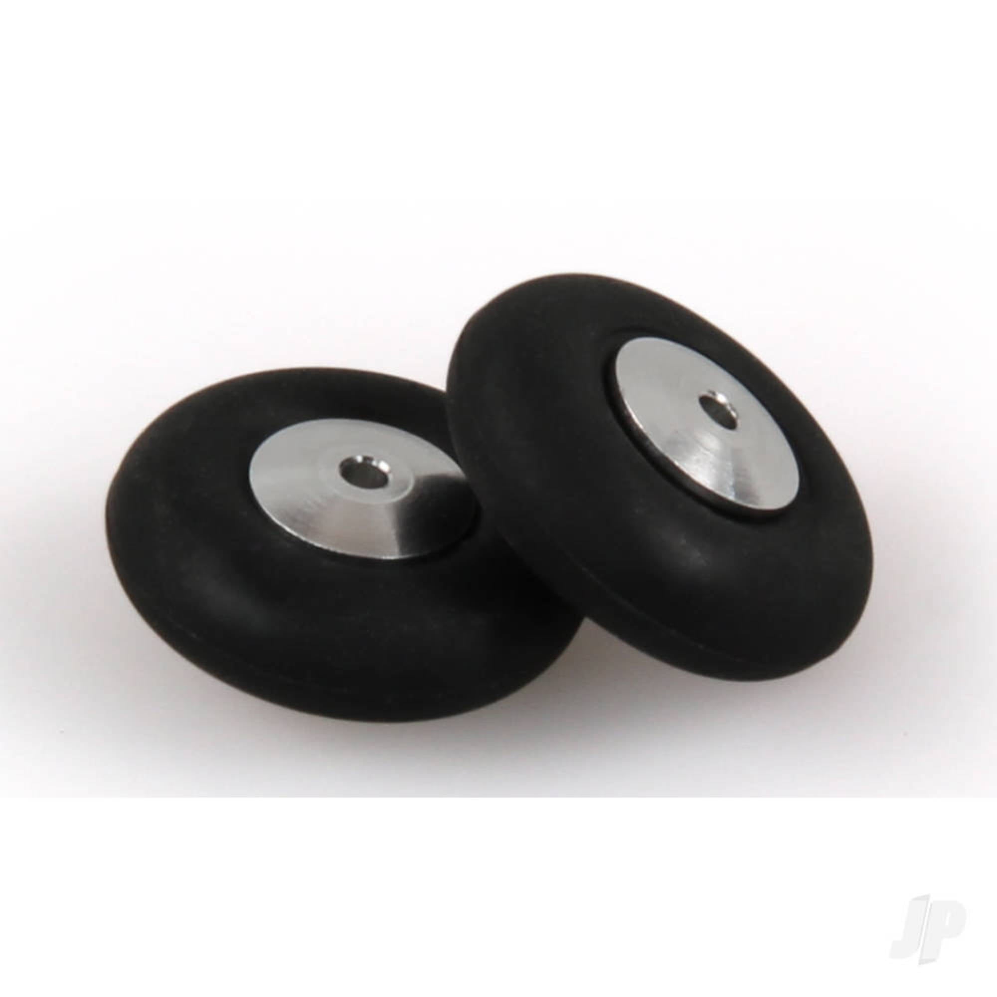 Black Tyre Wheels 18mm (2 pcs)
