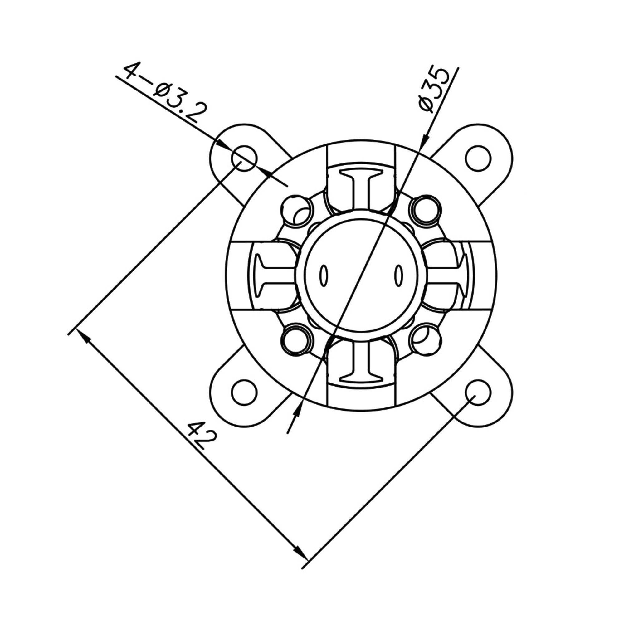 Brushless Motor 3548 790KV (2-4S)