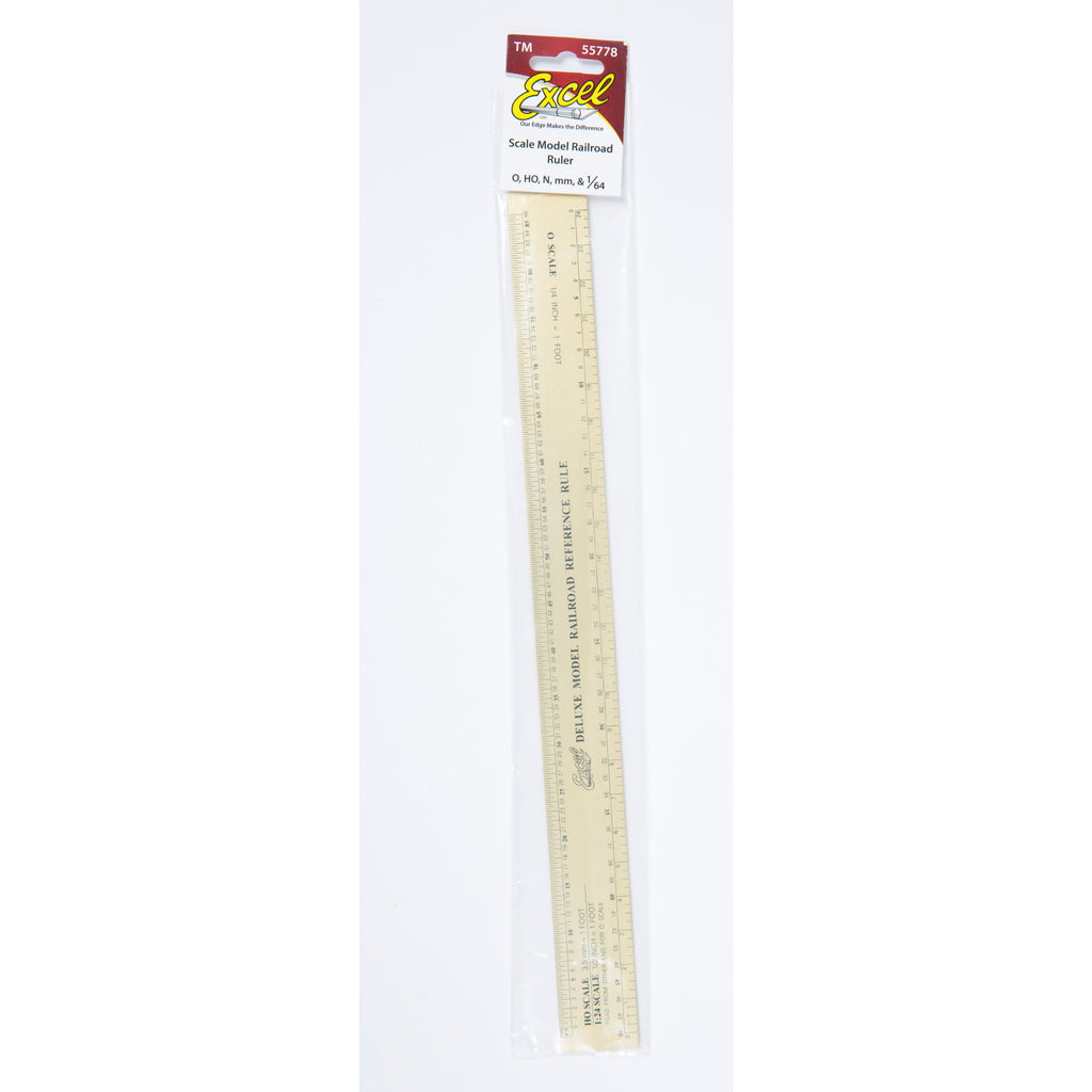 12in Deluxe Scale Model Railroad Reference Ruler