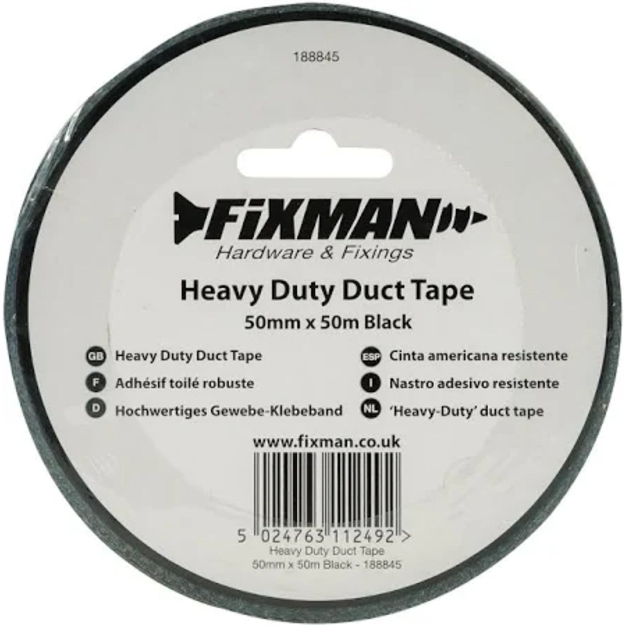Duct Tape 50mm Black