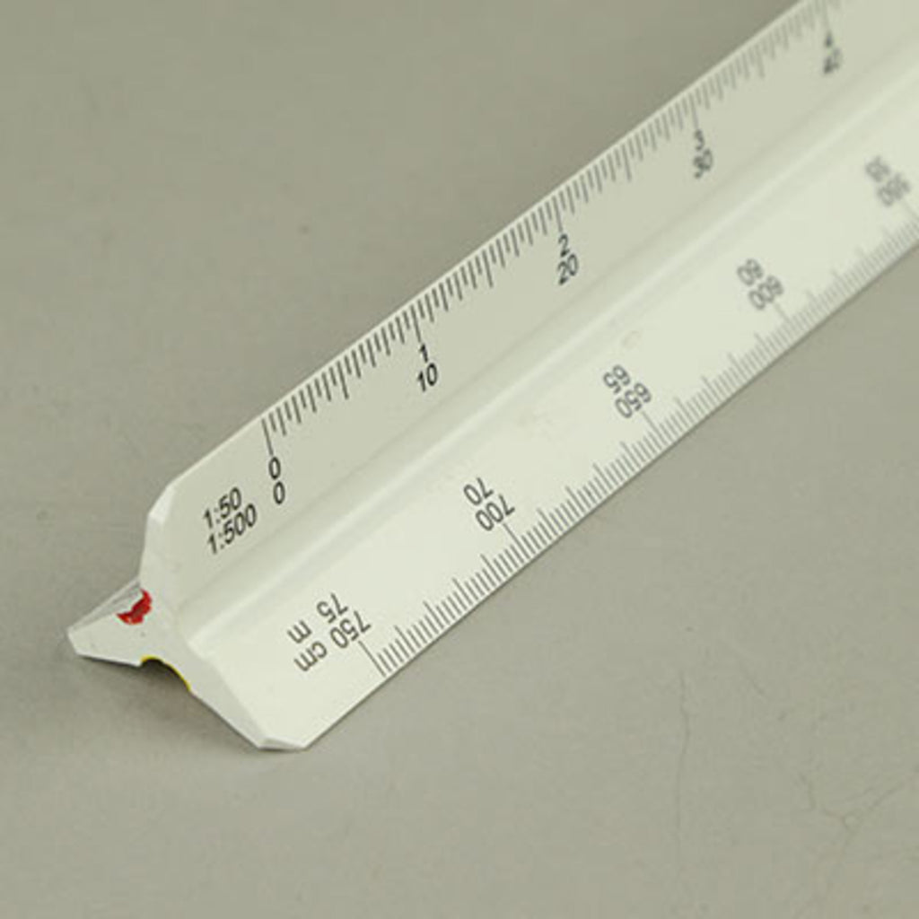 Scale rule, triangular 300mm