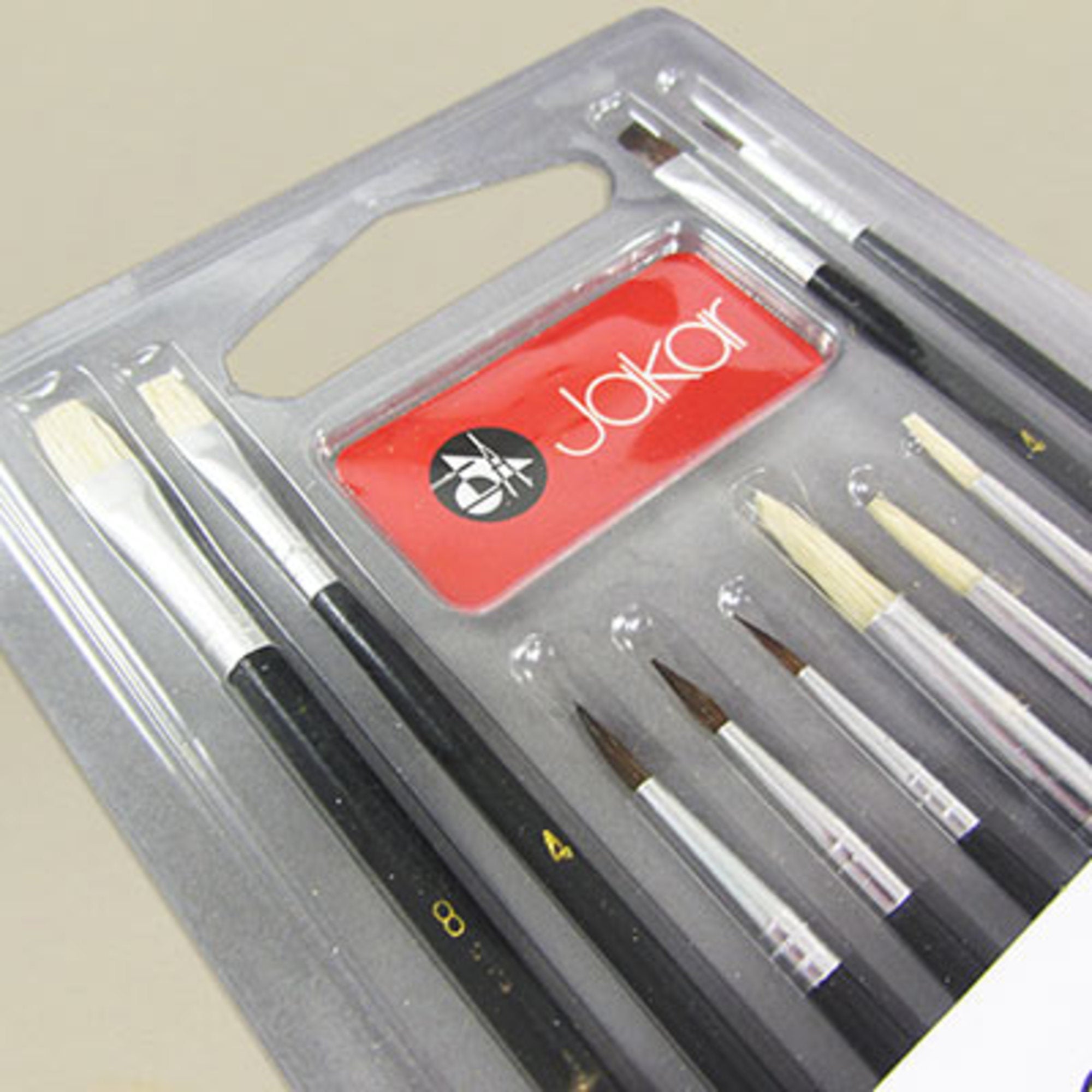 Brush set, natural (10 pcs)