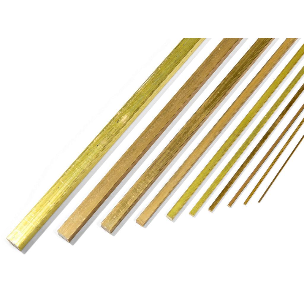 Brass Square Rod 1.0  1000mm
