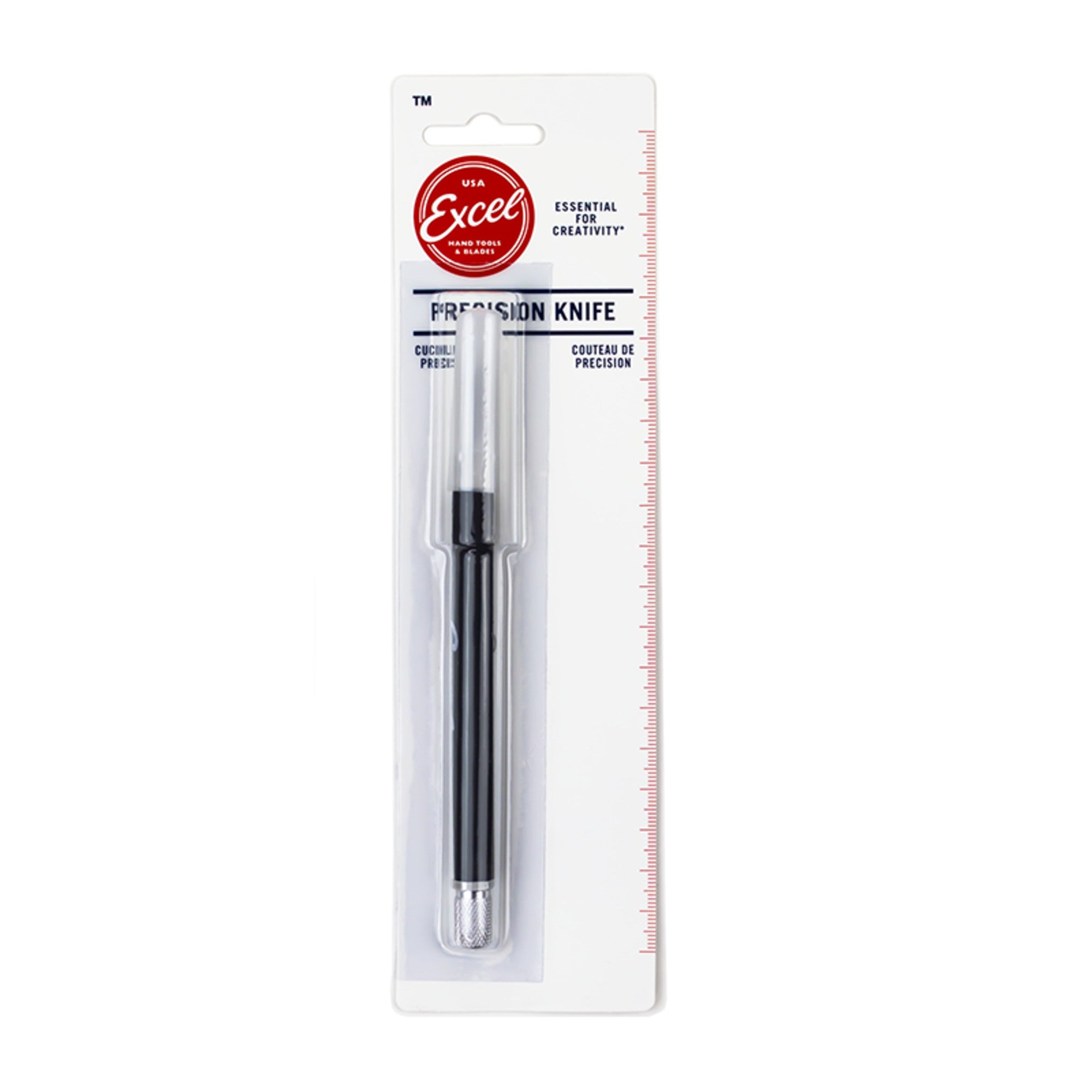 K3 Pen Knife, Light Duty Round Handle with Safety Cap (Carded)