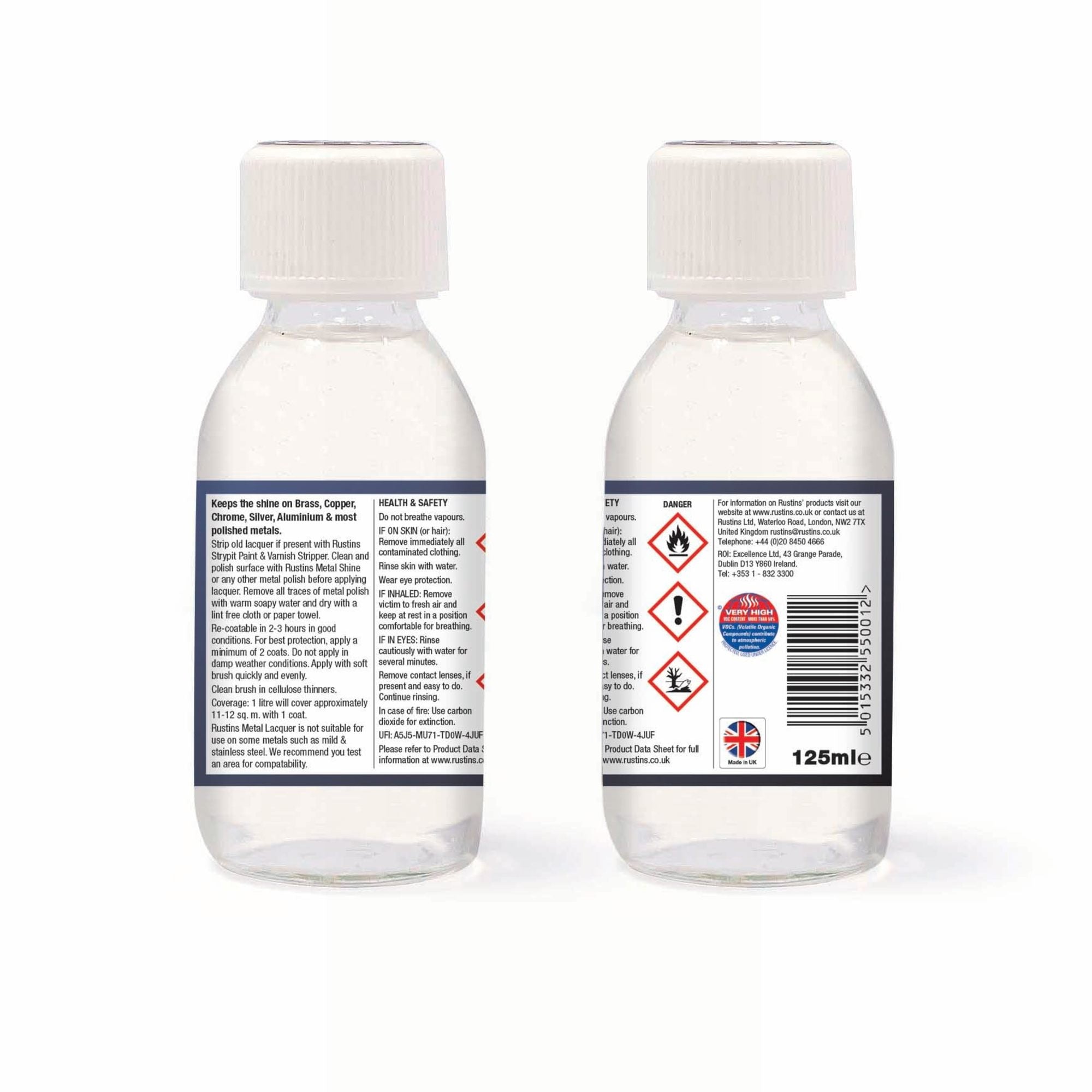 Brass Restorer, Rustins 125ml