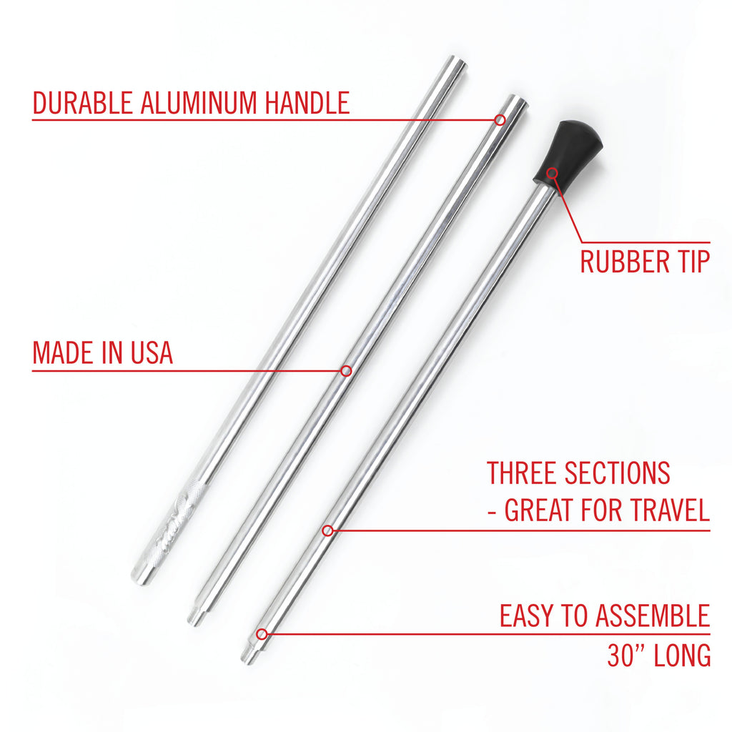 3/8x30in (76cm) Round Aluminium Mahl stick (Bagged)