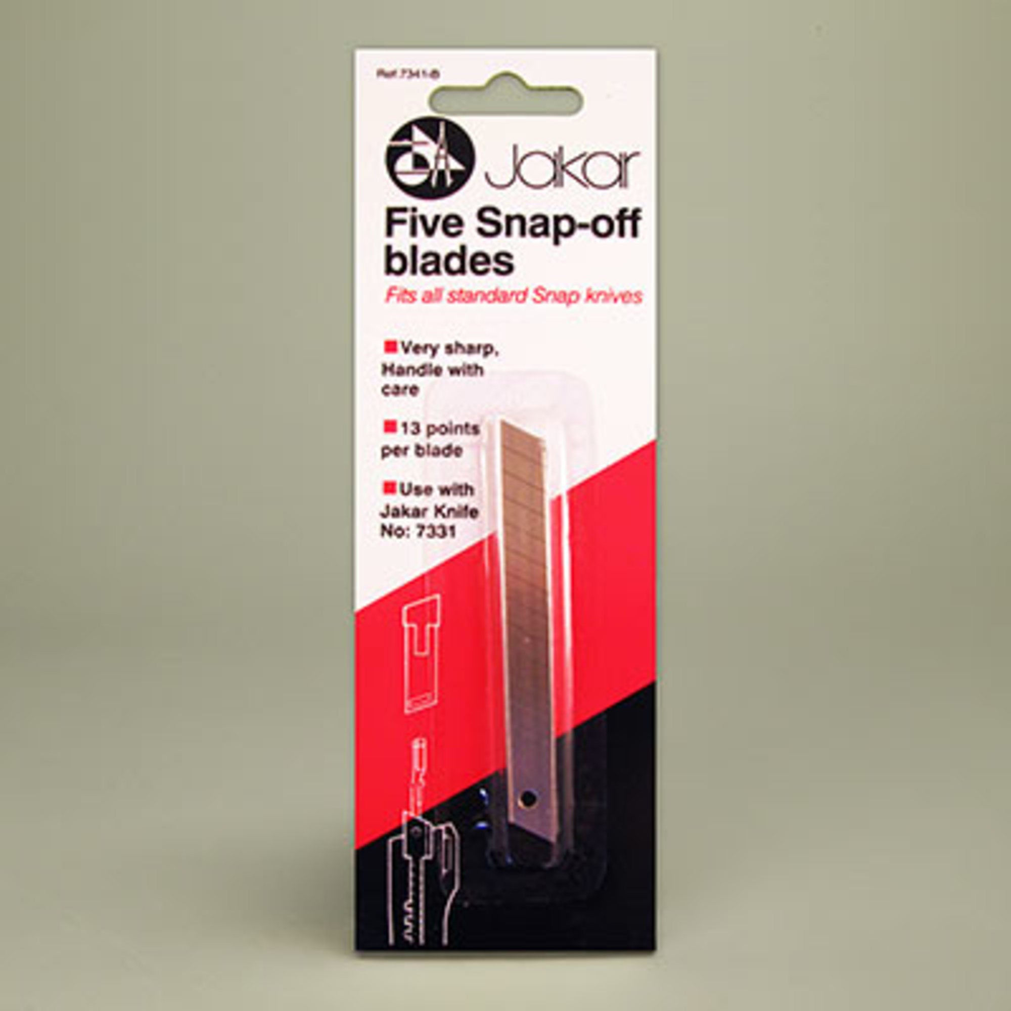 Retractable Knife, Jakar Craft knife spare blades