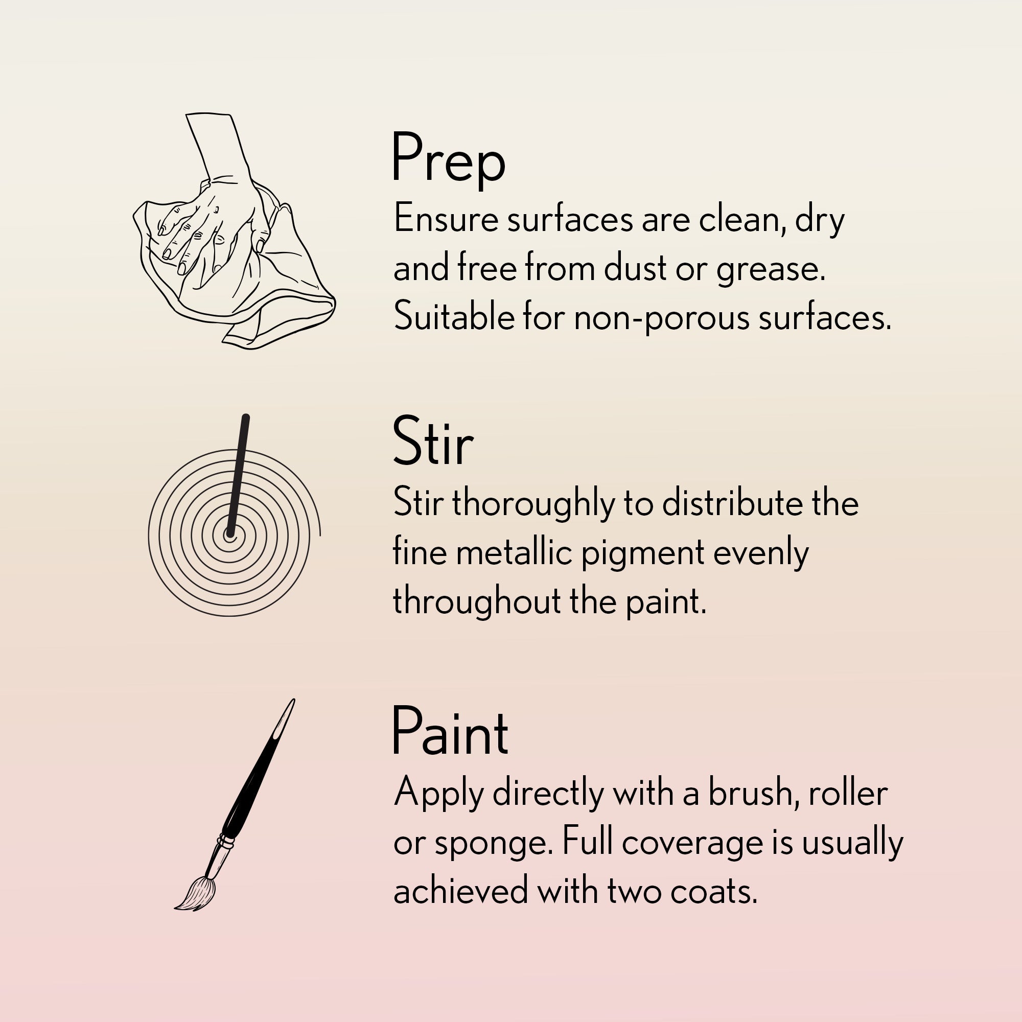 GILD Acrylic Gilding Enamel Paint, Rose Gold (30ml Jar)