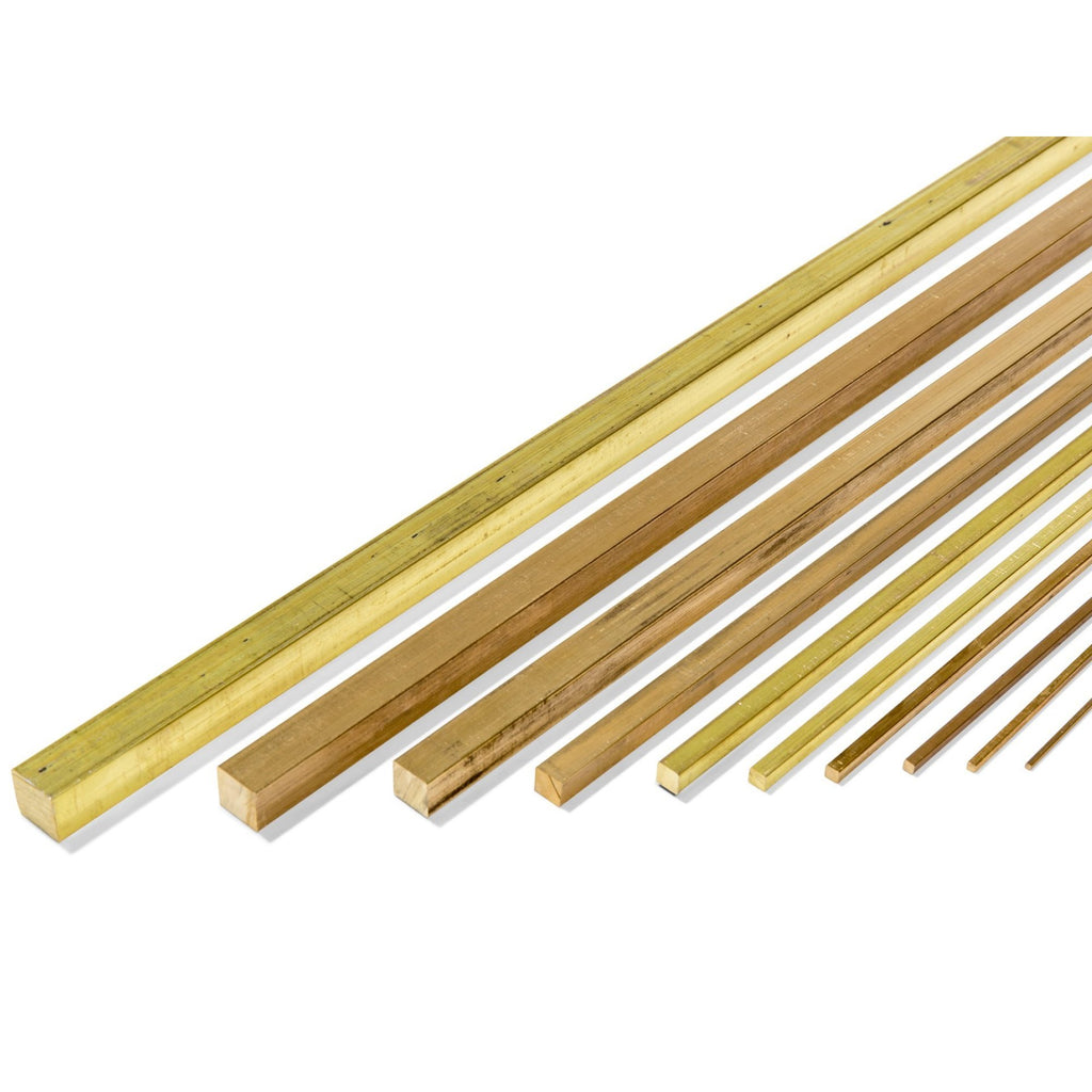 Brass Square Rod 1.0  1000mm
