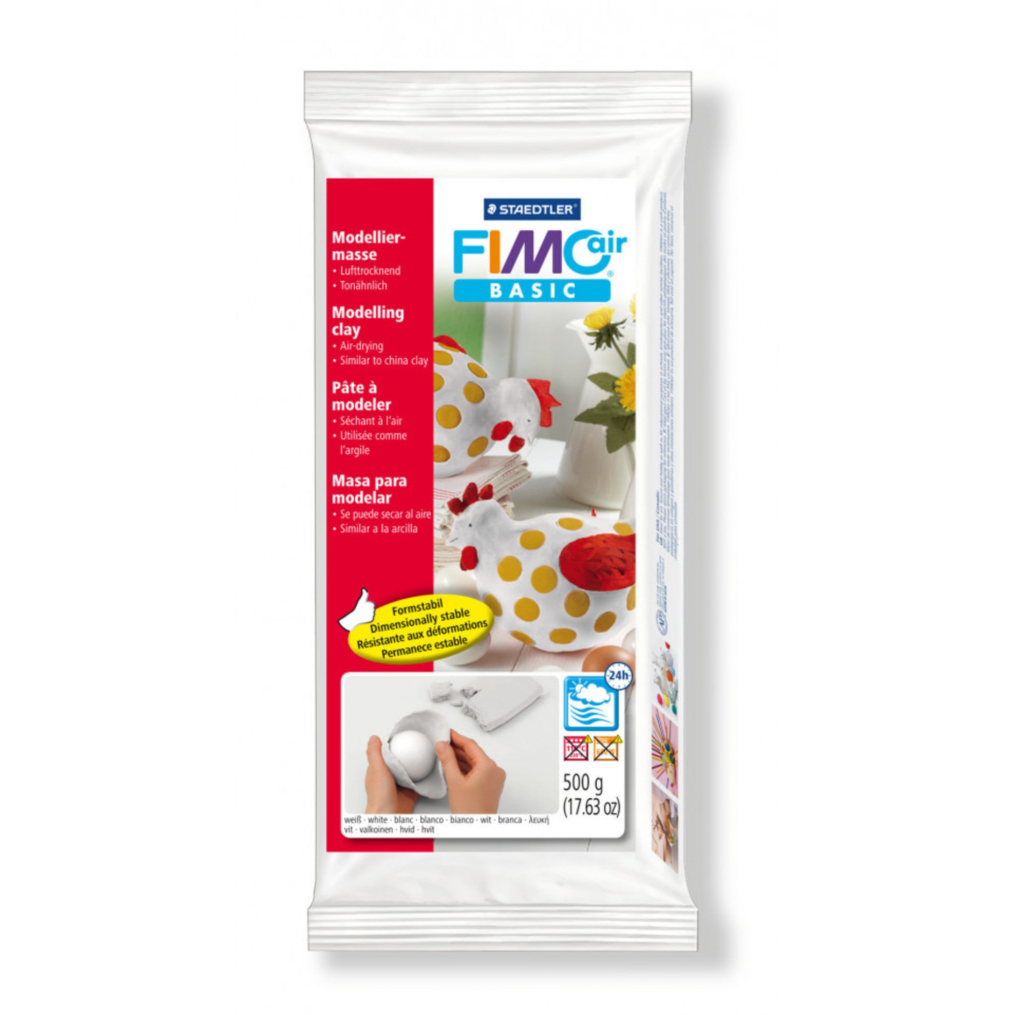 Fimo Air, Basic 500g Pink