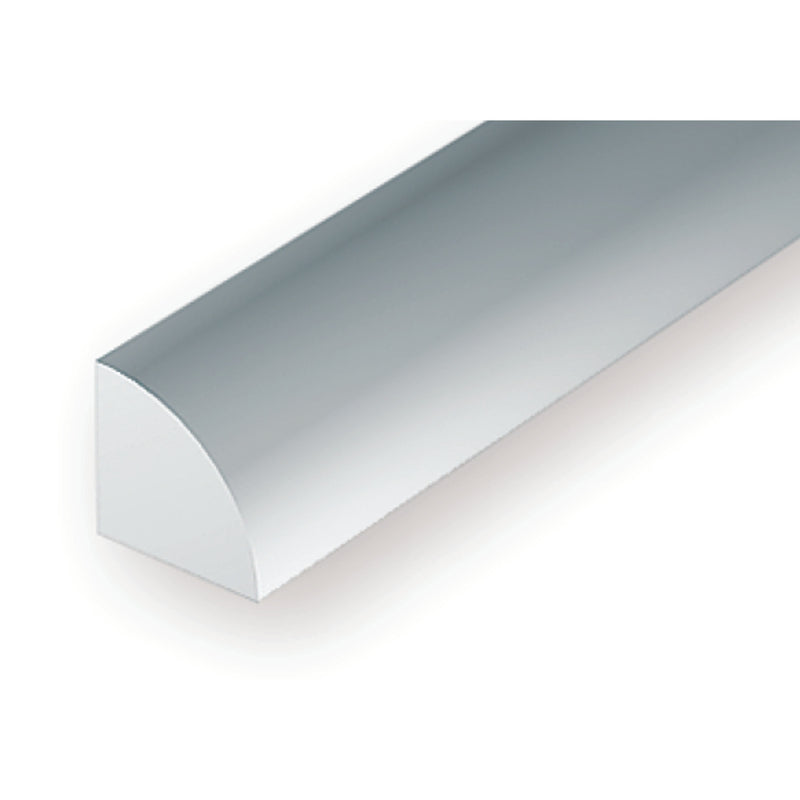 14in (~35cm) Quarter Round Strip .030in (~0.75mm) (5 per pack)