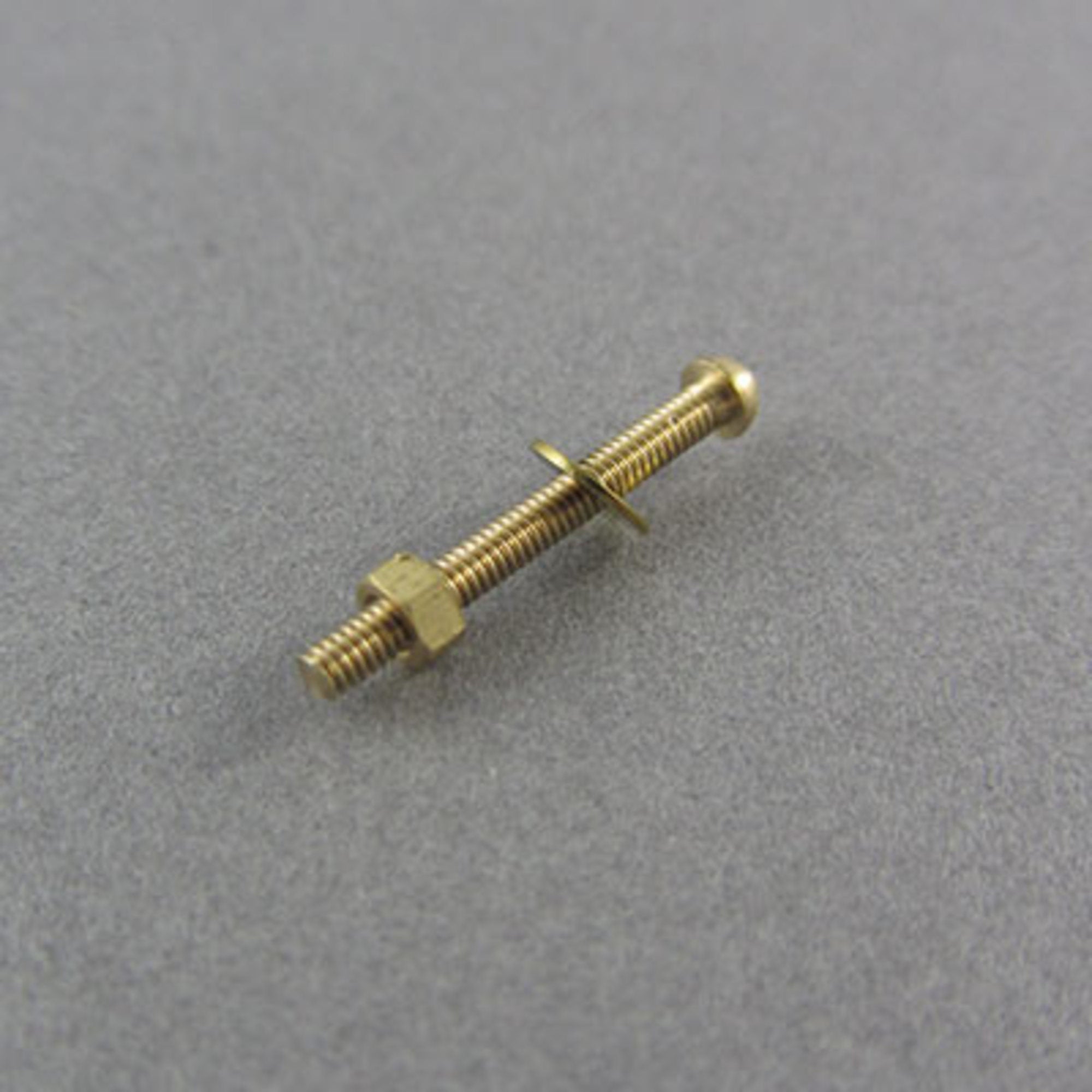 Bolt brass 10BA  16mm long (10 pcs)