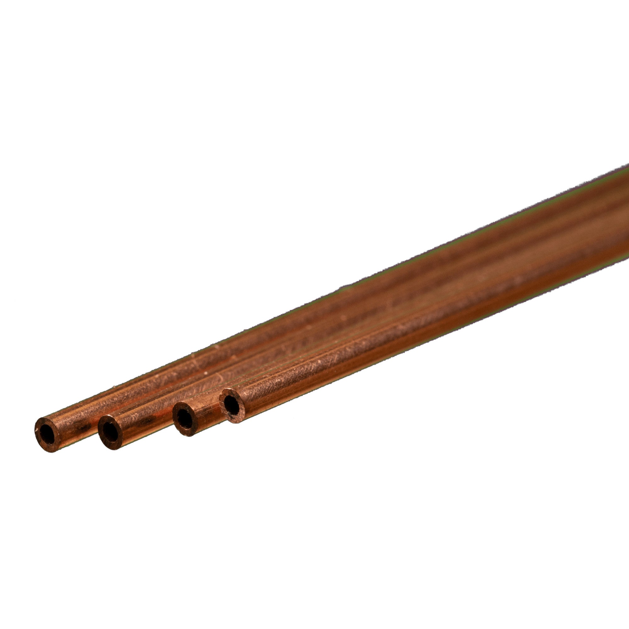 Copper Round Tube 2  300mm - .36mm Wall (4 pcs)