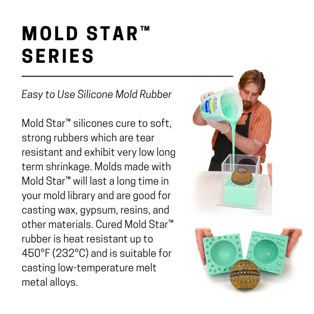Mold Star Series Silicone Rubber - Mold Star 15 Silicone SLOW