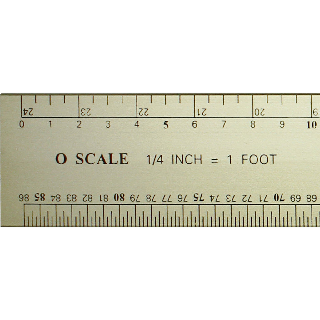 12in Deluxe Scale Model Railroad Reference Ruler