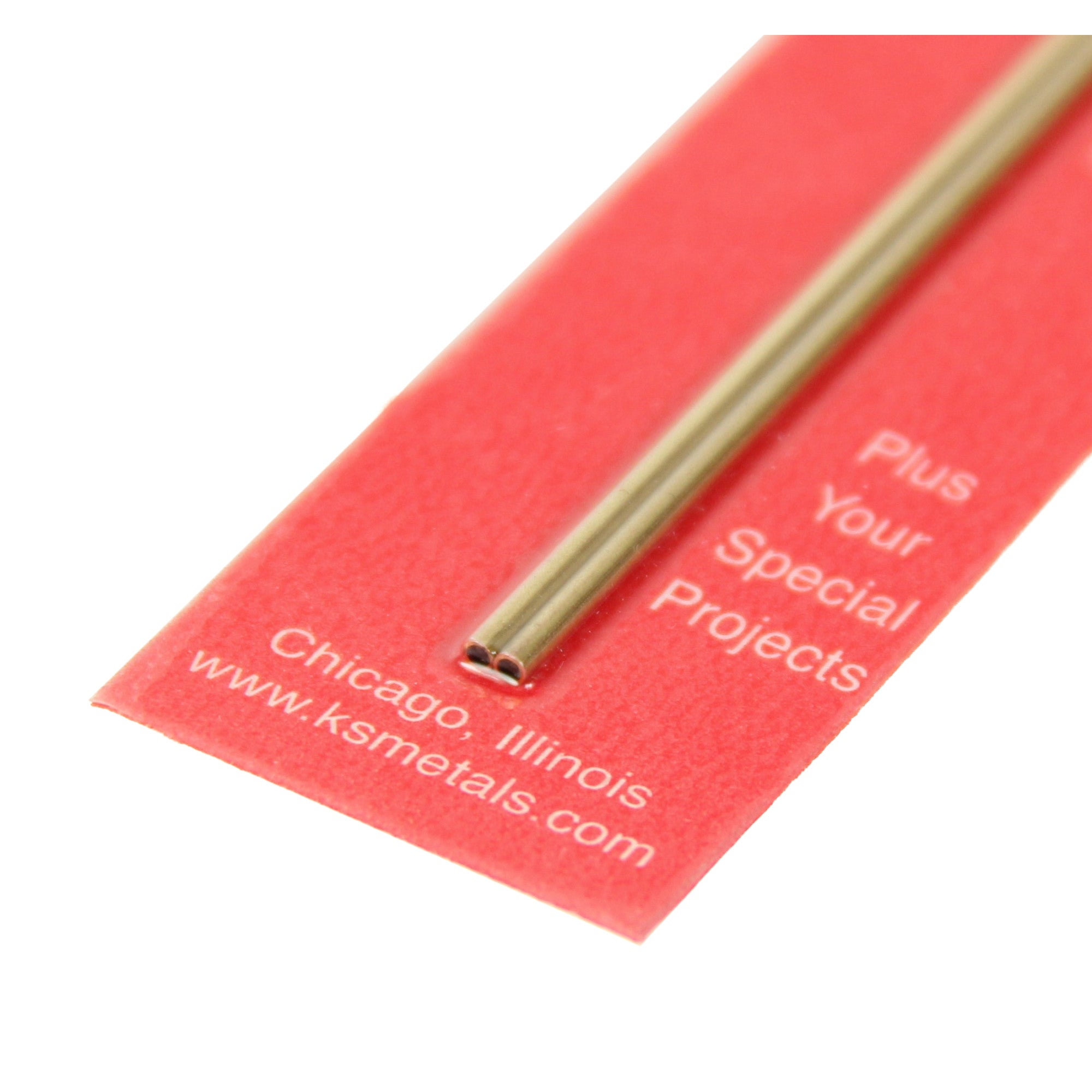 Brass Round Tube 1/16  12in - .006in Wall (2 pcs)