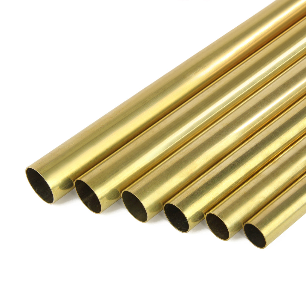 Brass Round Tube 1/16  12in - .006in Wall (2 pcs)