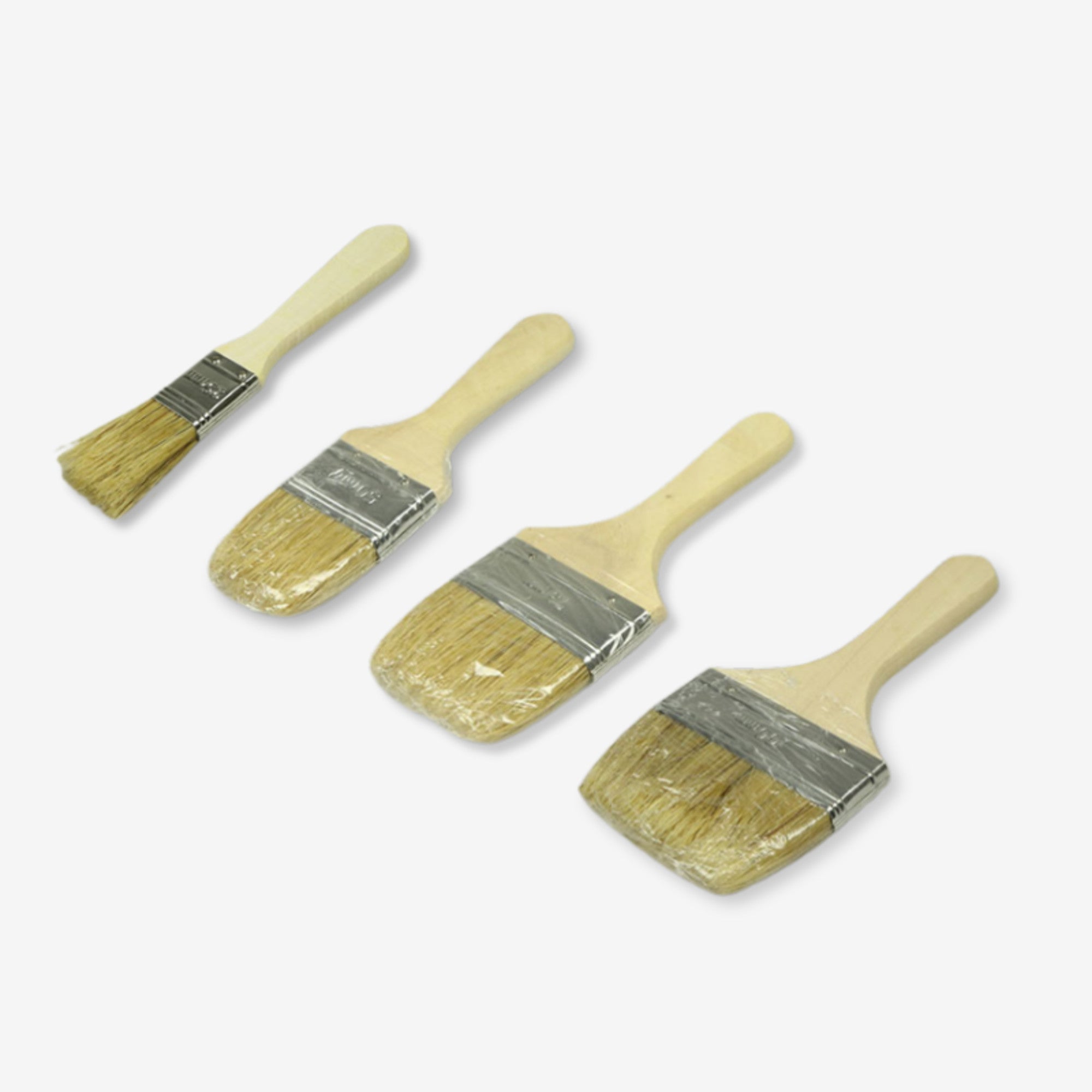 Brush, Natural Bristles, Wood Handle - 25mm