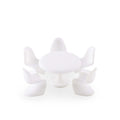 Panton Chairs W/ Table White 1:25 (4 pcs)