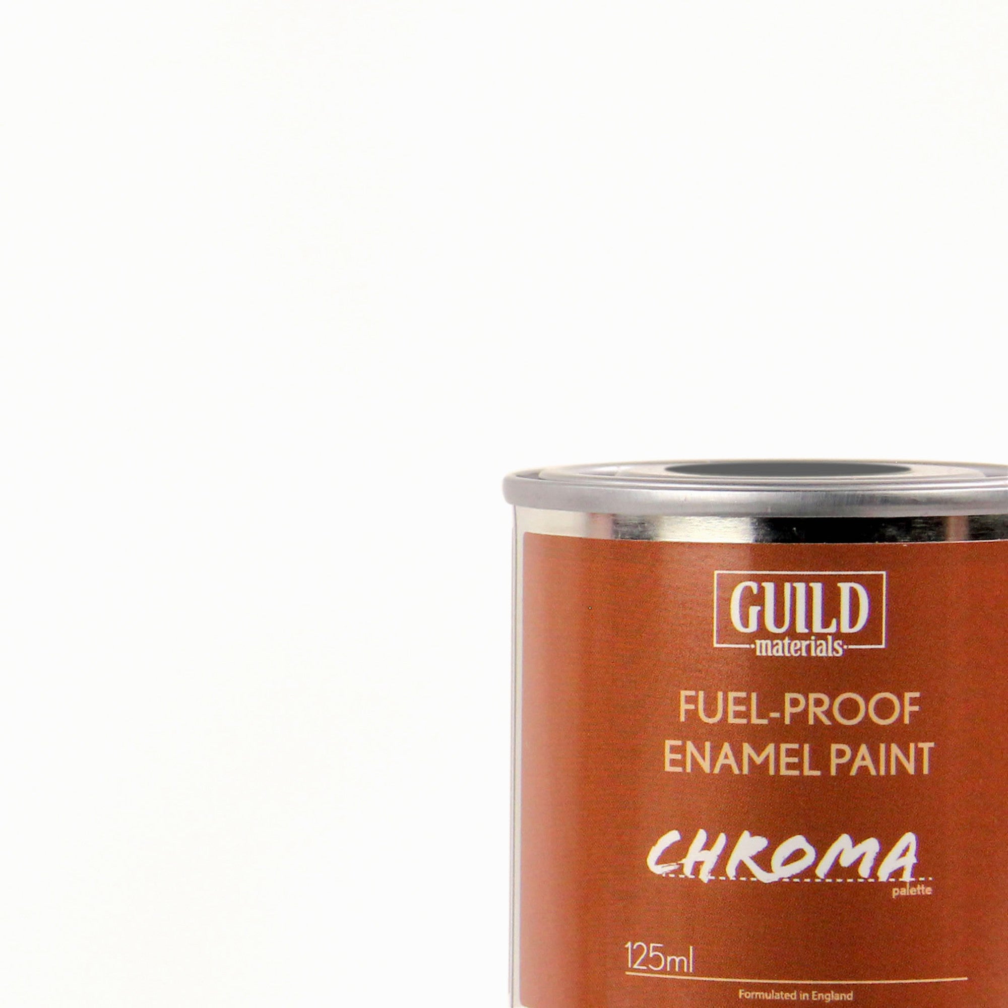 Chroma Enamel Fuelproof Paint Gloss Red (125ml Tin)