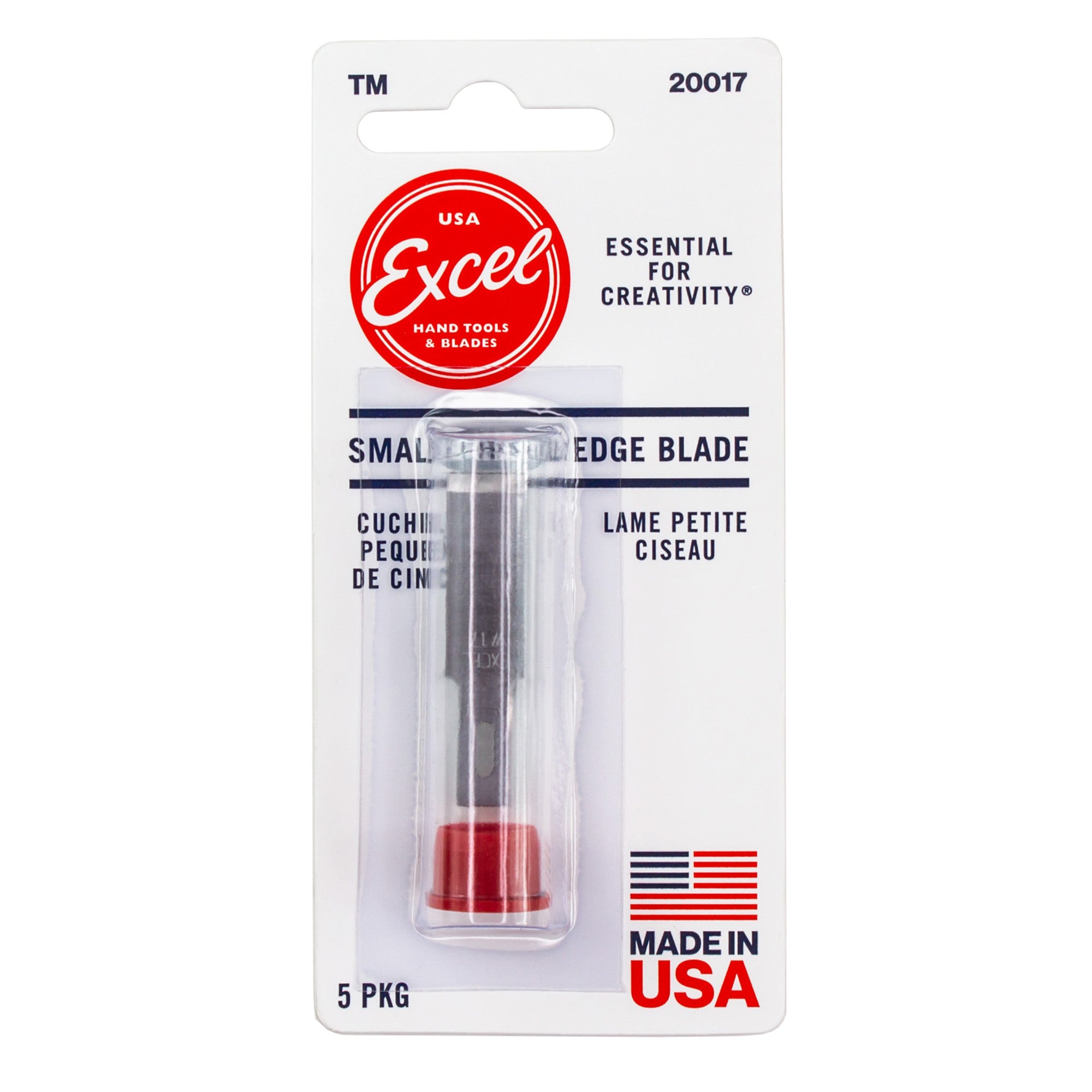 #17 3/8in Small Chisel Blade, Shank 0.25" (0.58 cm) (5 pcs) (Carded)