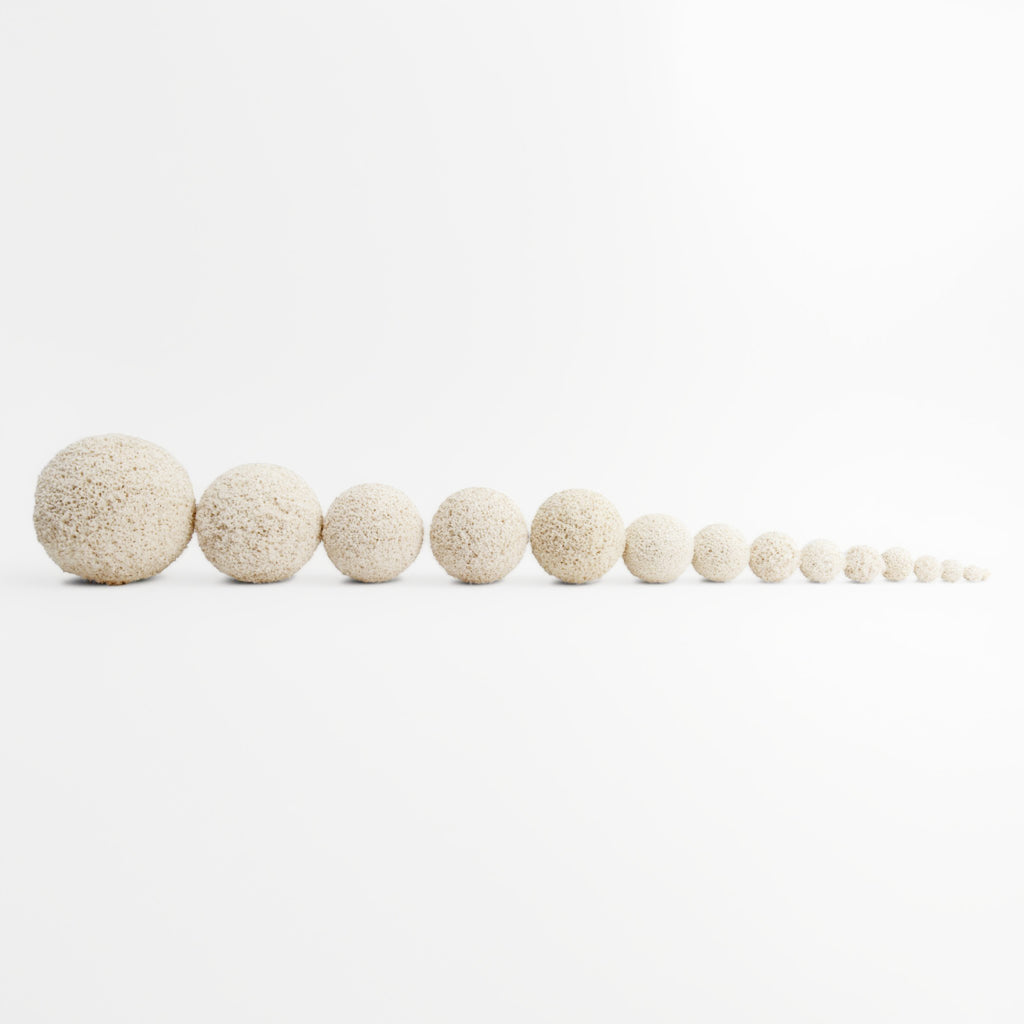 Ball, White Foam 6mm (10 pcs)