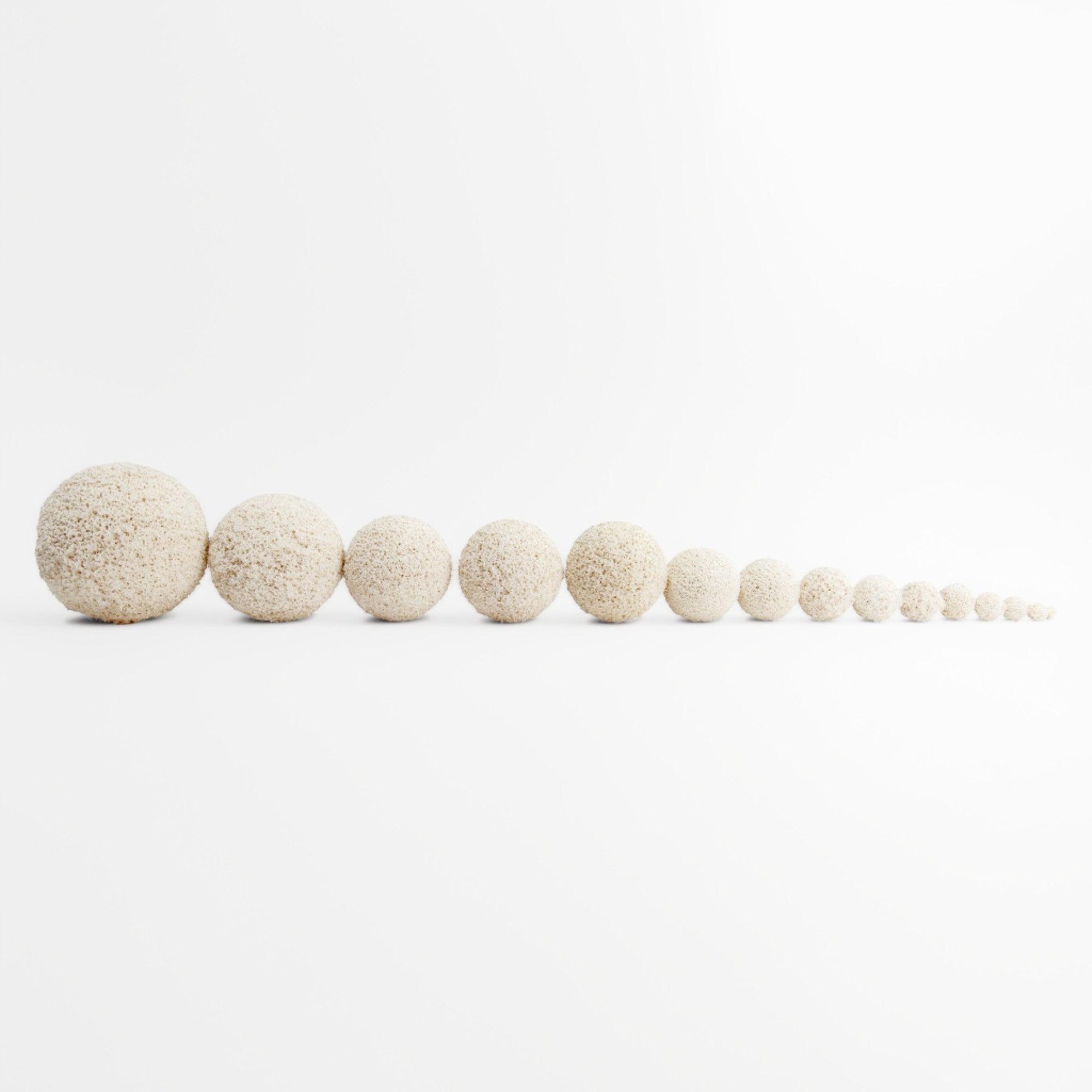 Ball, White Foam 6mm (10 pcs)