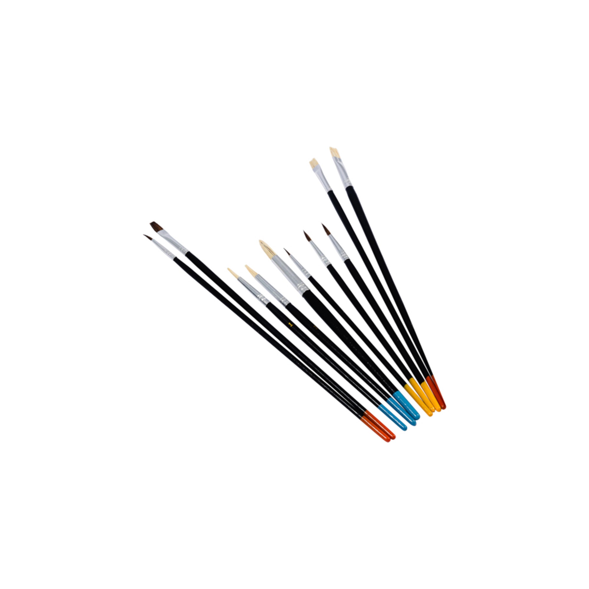 Brush Set, Natural (10 pcs)