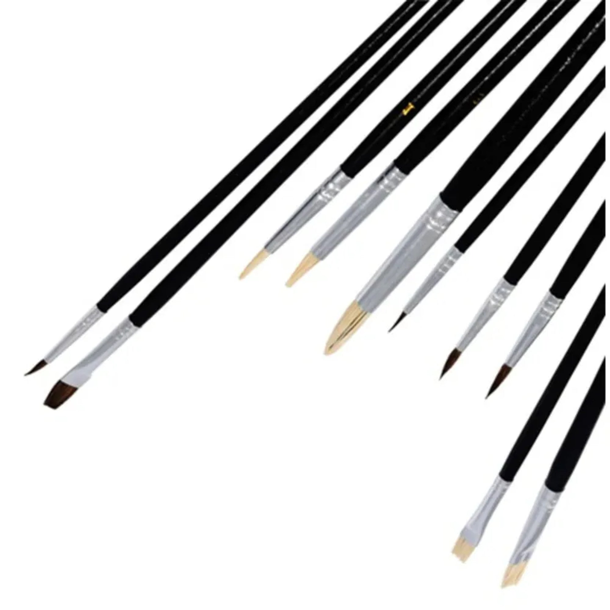 Brush Set, Natural (10 pcs)