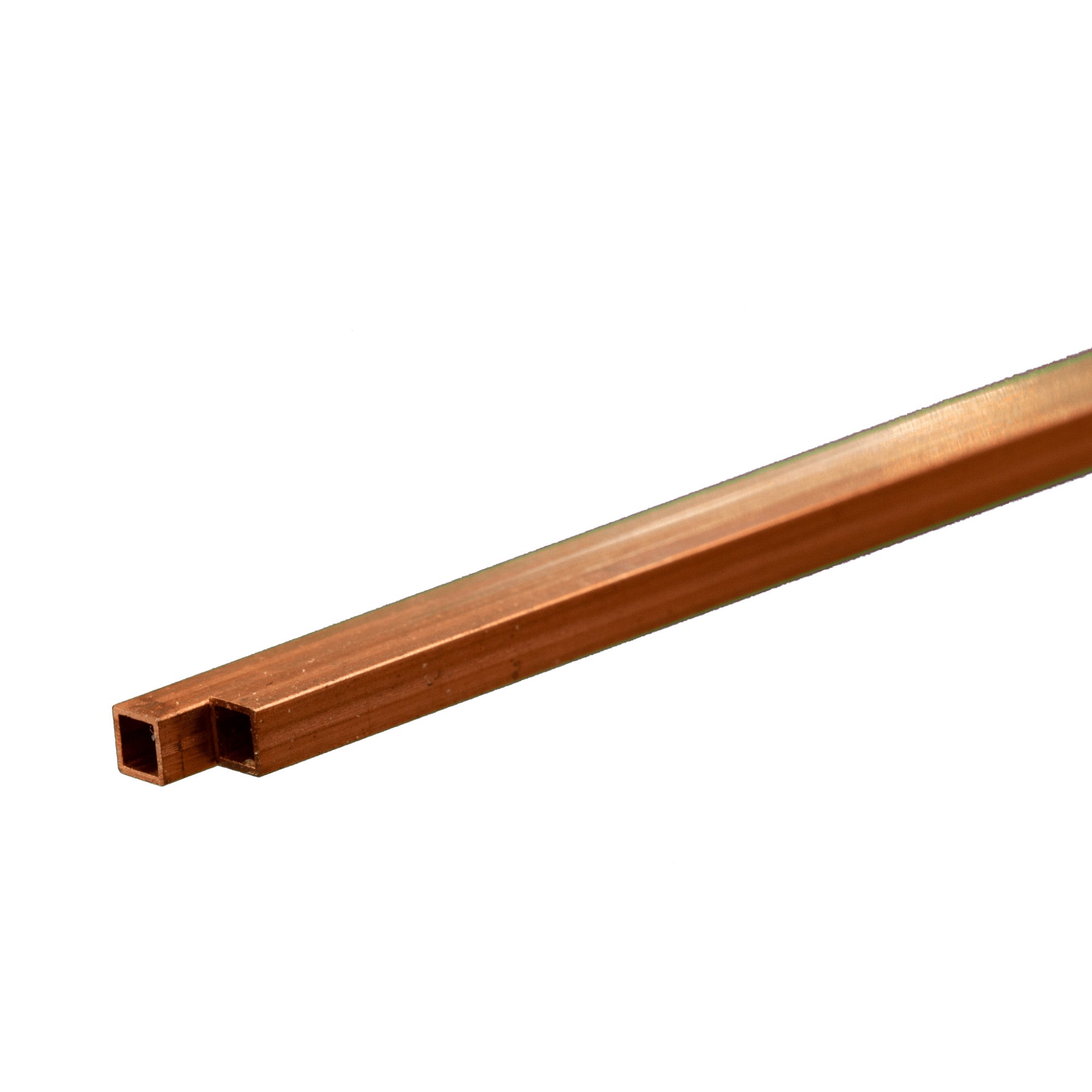 Copper Square Tube 1/8  12in (2 pcs)