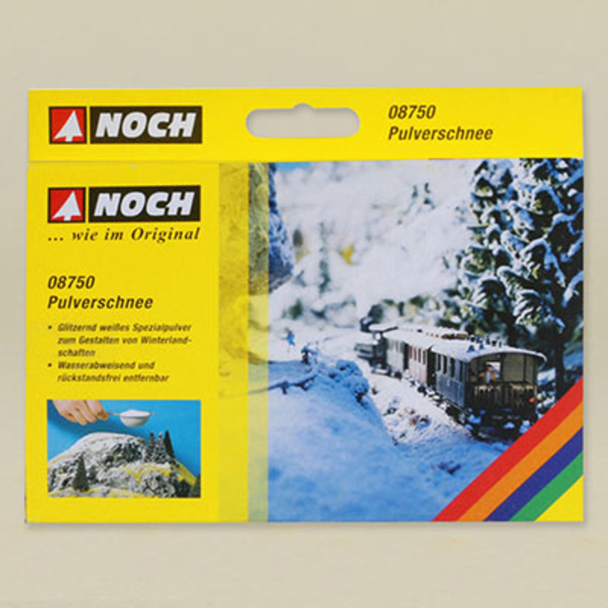 Scatter snow powder